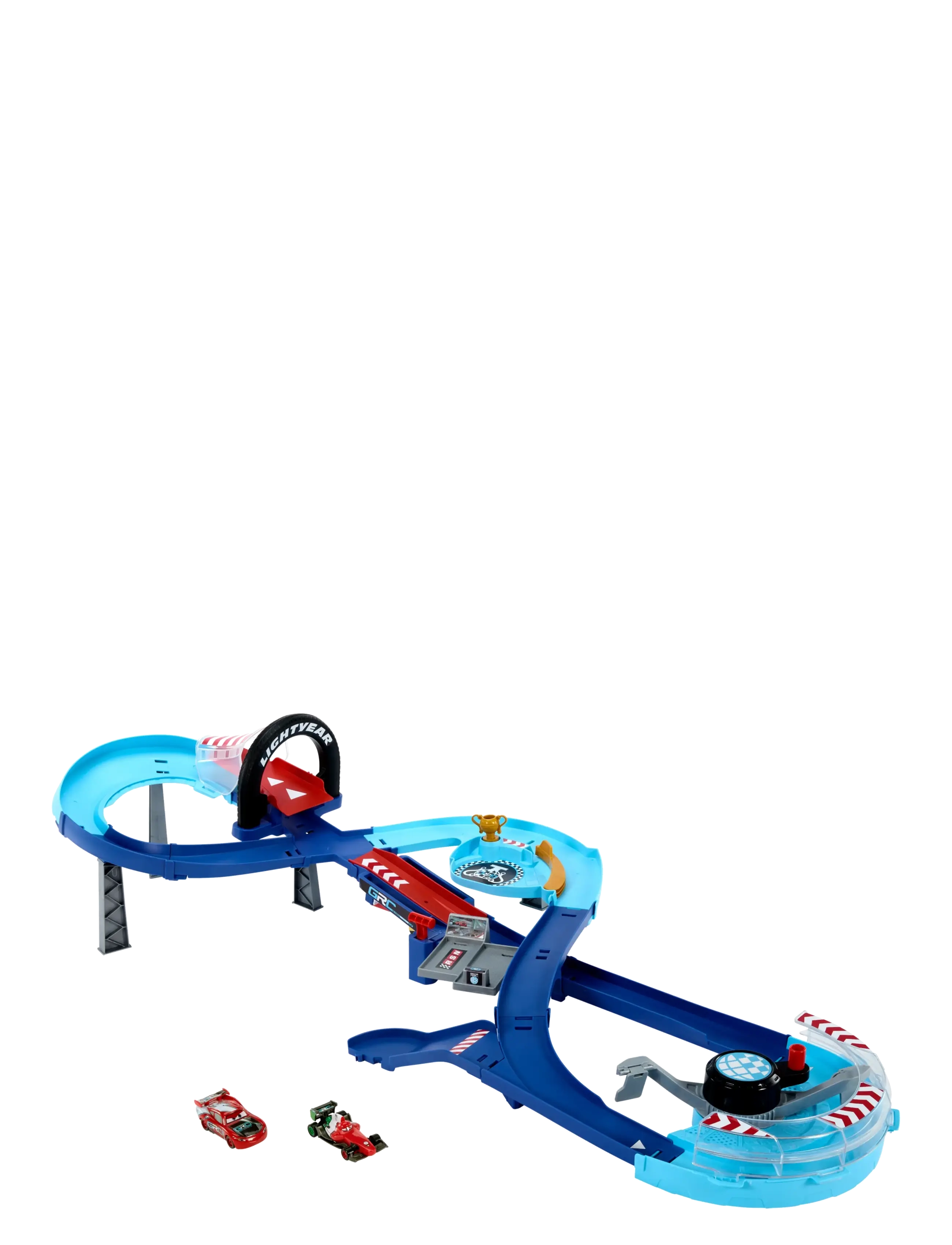Biler Disney Pixar Cars Global Racers Cup GRC Jumping Raceway Playset - Disney - MULTI COLOR / multi