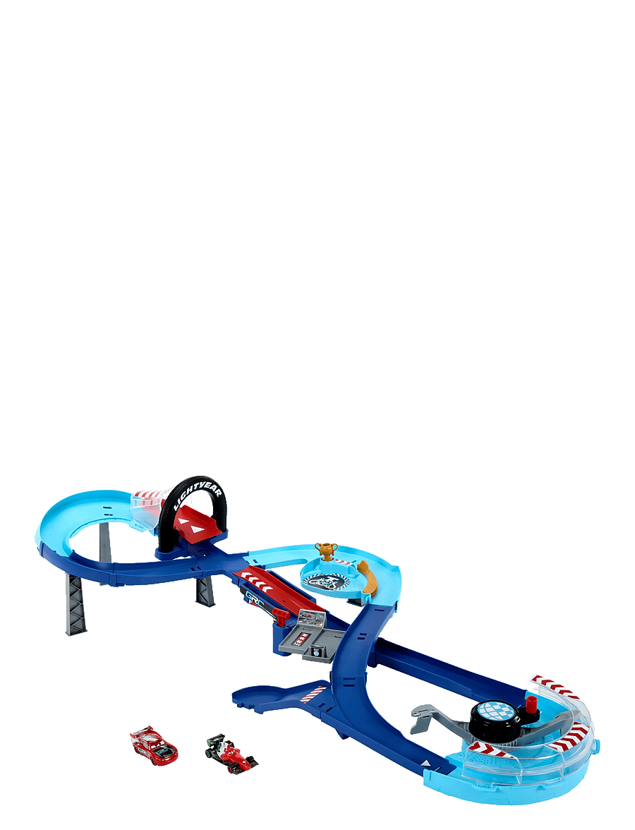 Bilar - Disney Pixar Cars Global Racers Cup GRC Jumping Raceway Playset - bilbanor - multi color - 1