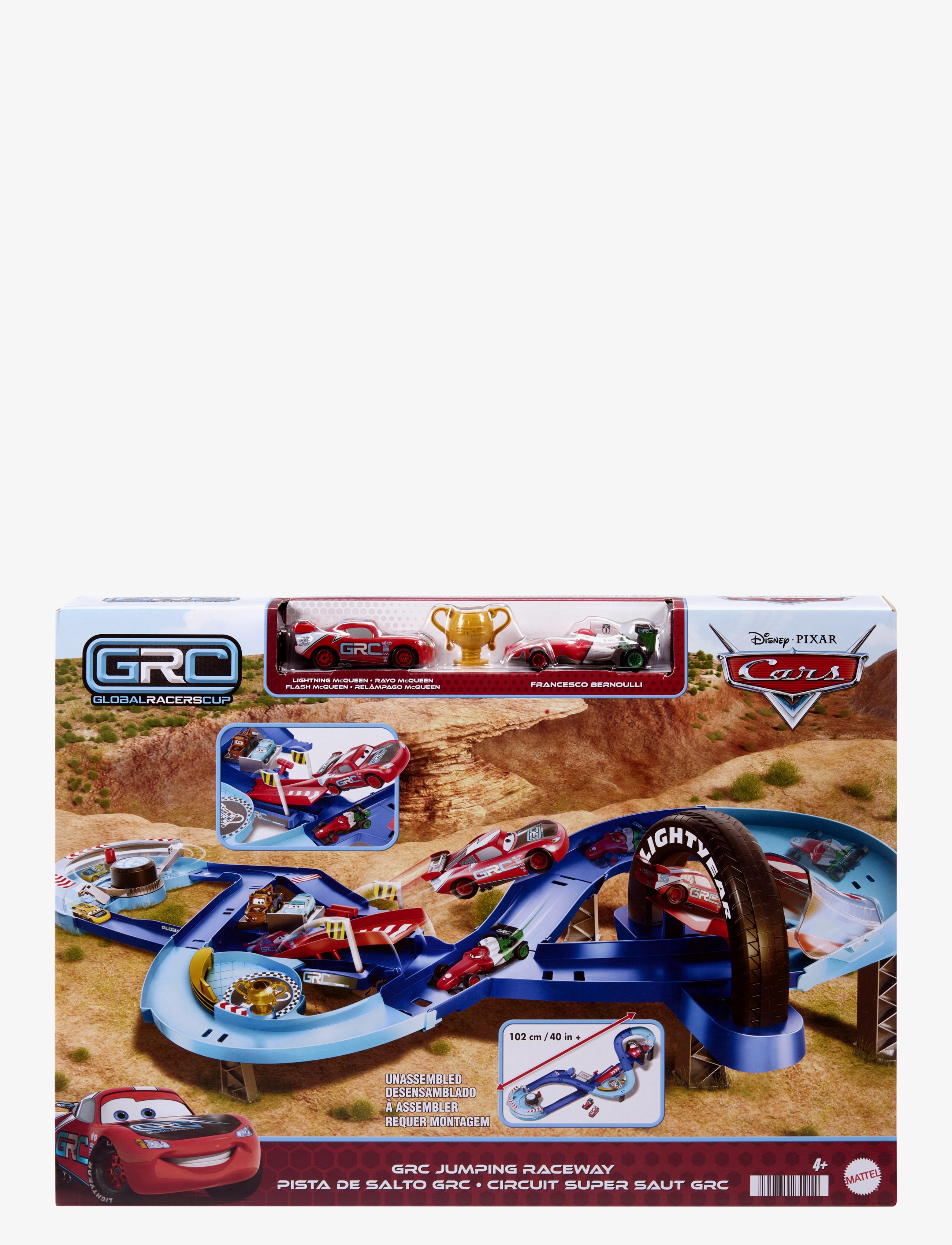 Cars - Disney Pixar Cars Global Racers Cup GRC Jumping Raceway Playset - circuits de course - multi color - 3