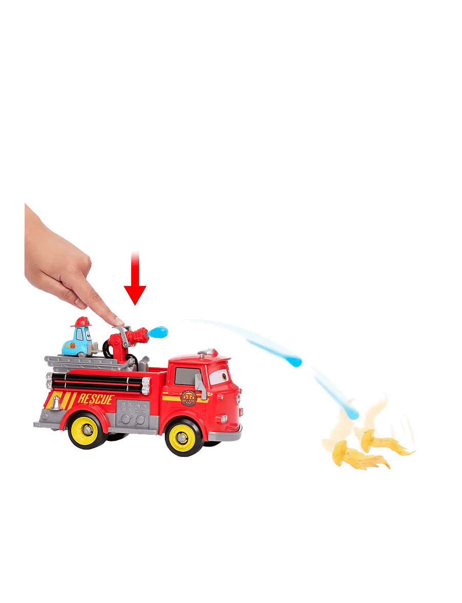 Autod - Cars Hero CARS 2025 R&R FIREFIGHTING RED & GUIDO - tuletõrjeautod - multi color - 4