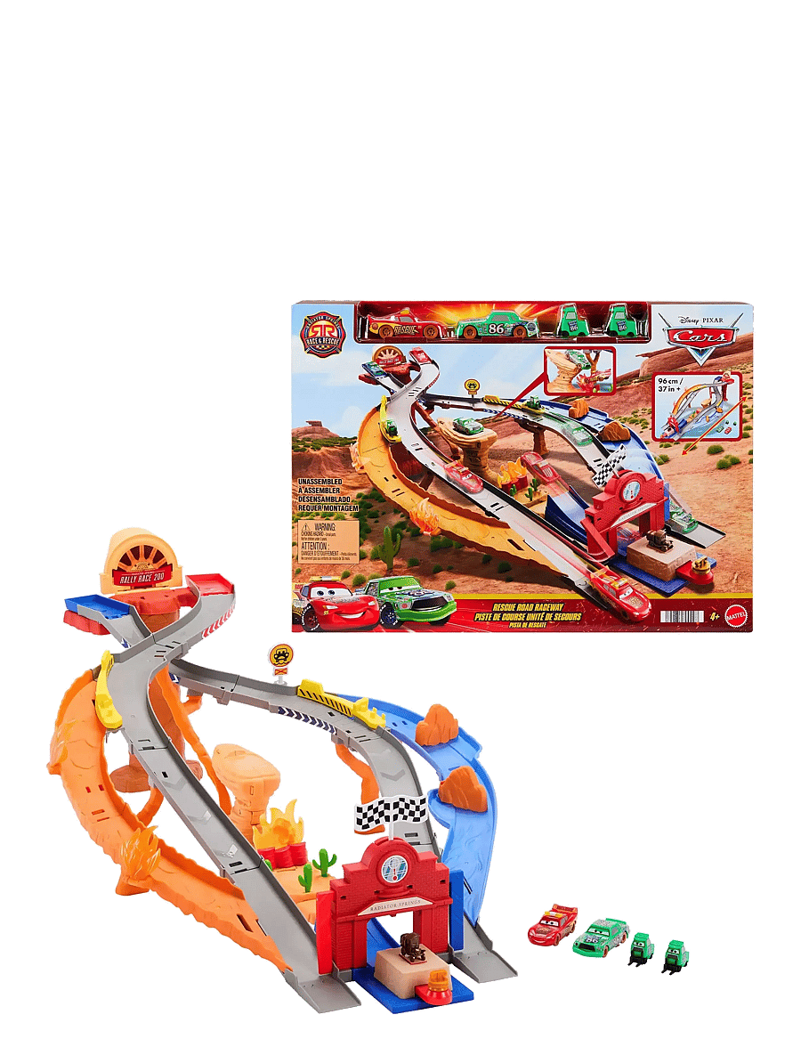 Autod - Cars 1:55 Playsets & Haulers CARS FALL 2025 MEDIA DRIVER PLAYSET - võistlusrajad - multi color - 1