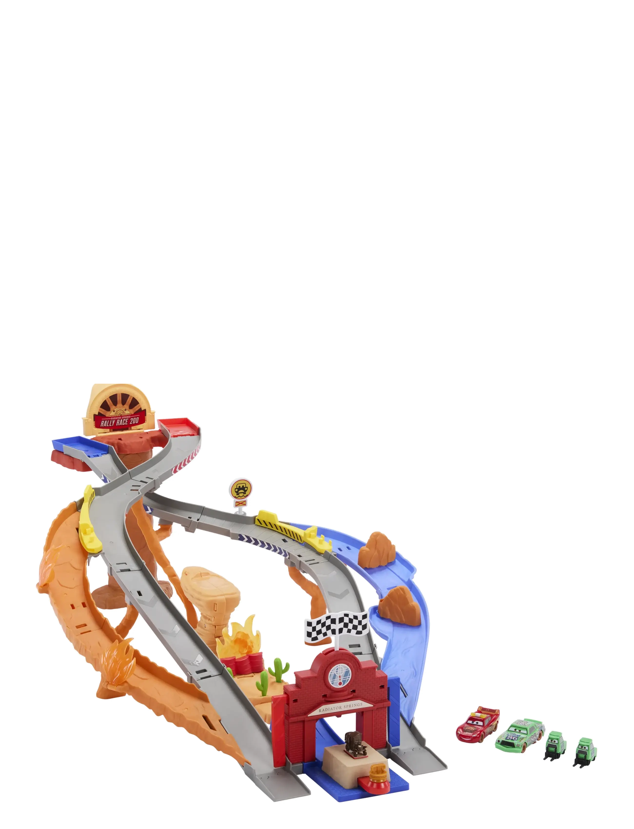 Cars - Cars 1:55 Playsets & Haulers CARS FALL 2025 MEDIA DRIVER PLAYSET - circuits de course - multi color - 2