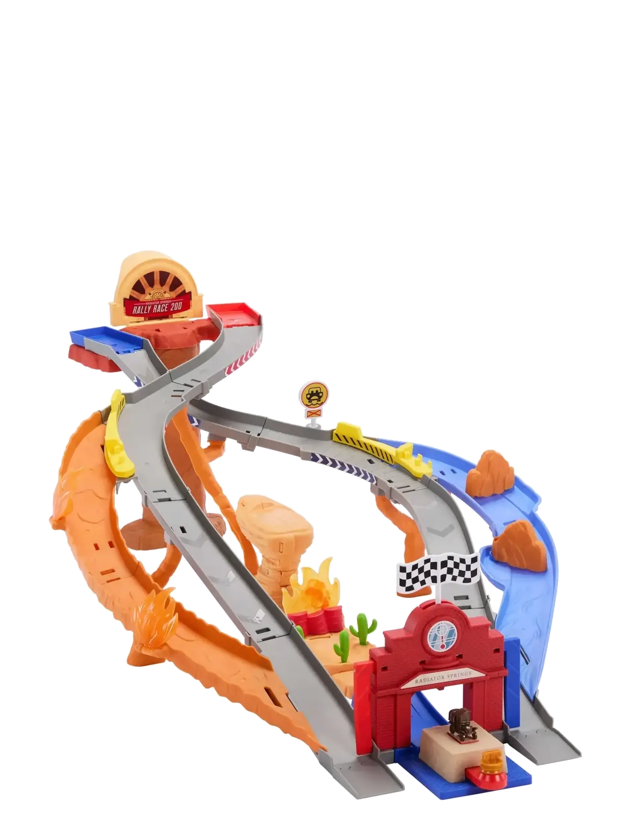 Cars - Cars 1:55 Playsets & Haulers CARS FALL 2025 MEDIA DRIVER PLAYSET - circuits de course - multi color - 3
