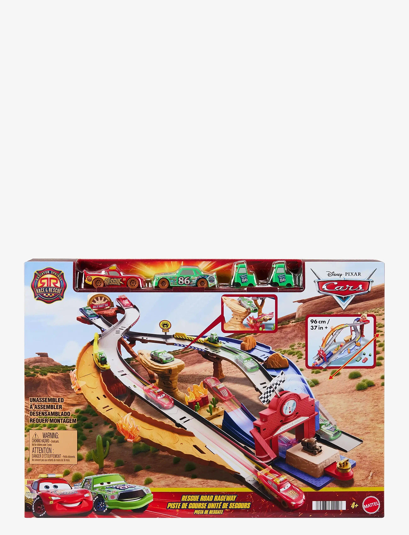 Cars - Cars 1:55 Playsets & Haulers CARS FALL 2025 MEDIA DRIVER PLAYSET - rennbahnen - multi color - 4