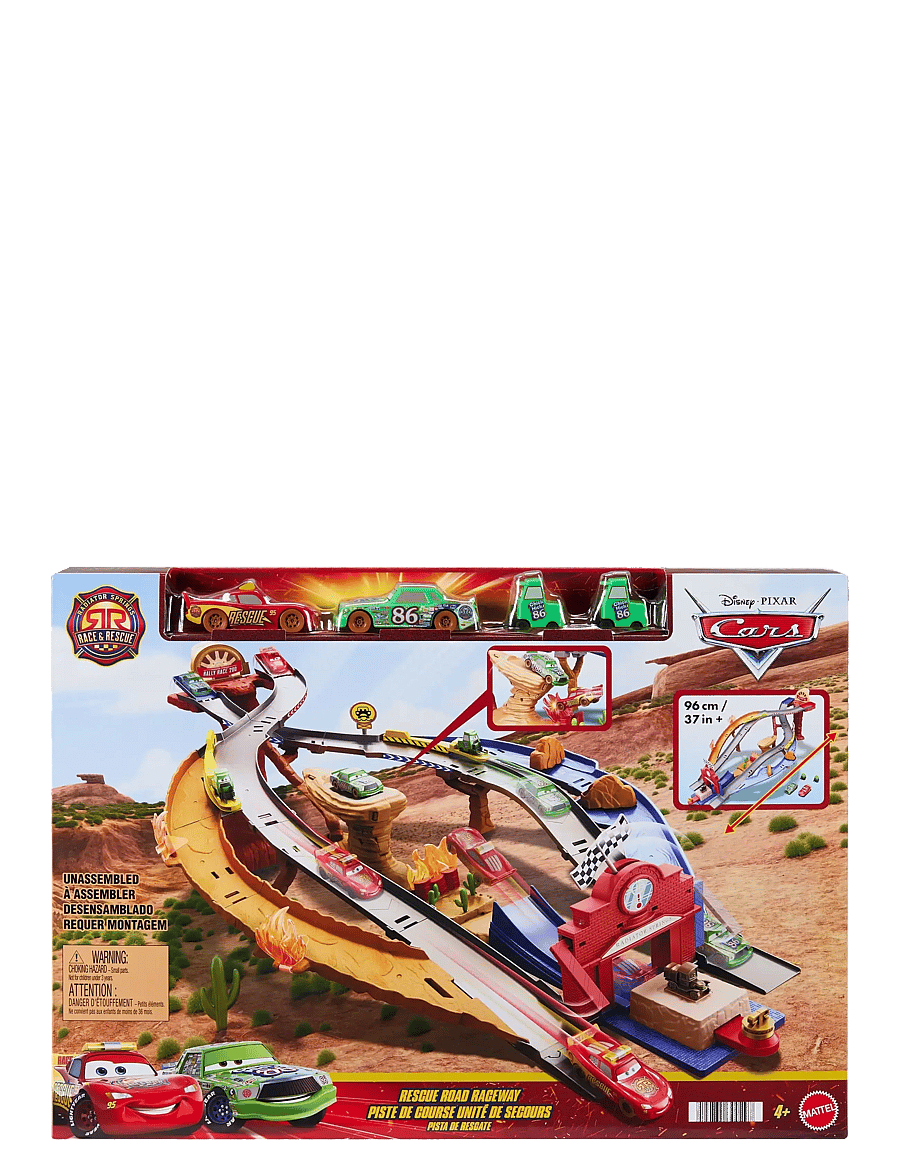 Autod - Cars 1:55 Playsets & Haulers CARS FALL 2025 MEDIA DRIVER PLAYSET - võistlusrajad - multi color - 4