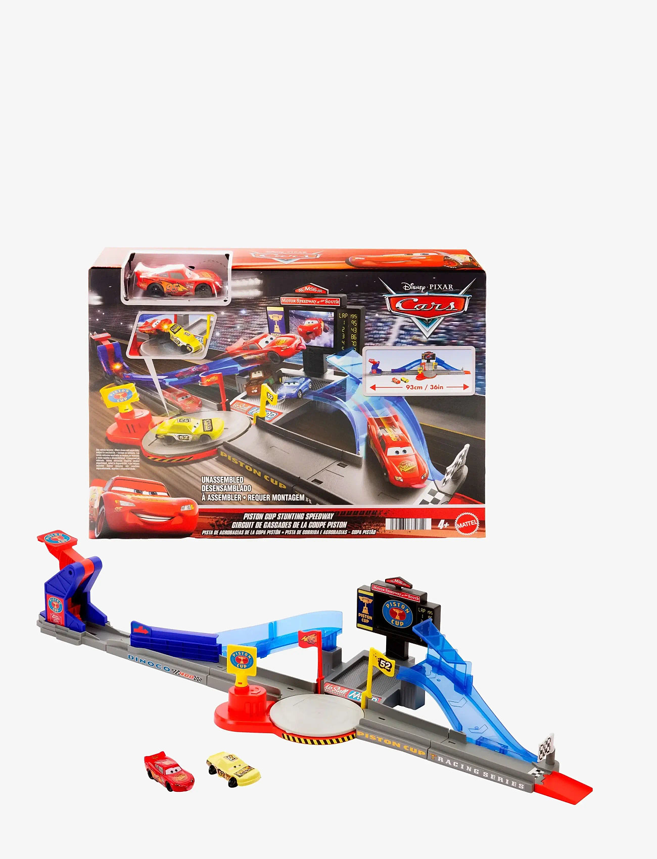 Bilar - Cars 1:55 Playsets & Haulers CARS SPRING 2026 KEY DRIVER PLAYSET - lekset - multicolor - 0