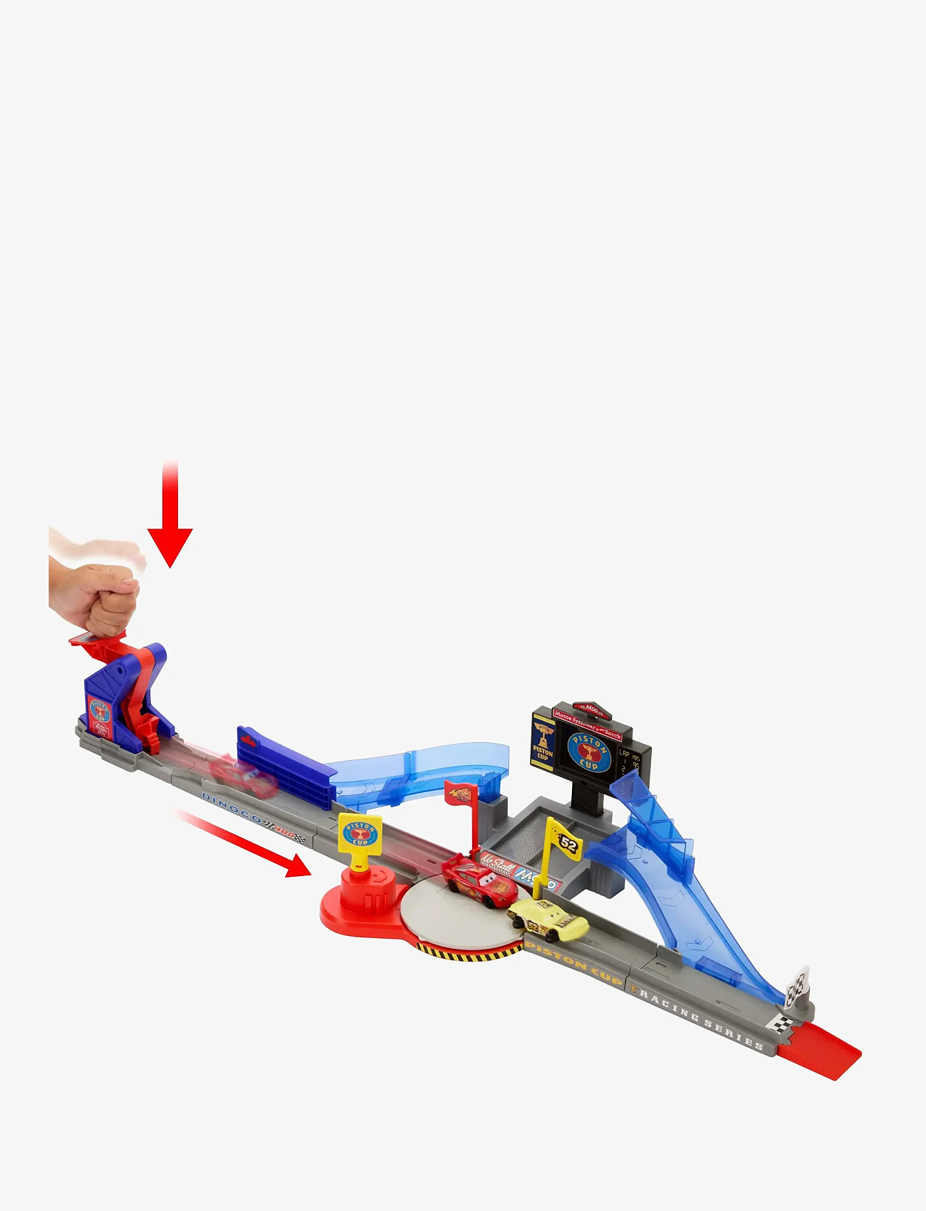 Bilar - Cars 1:55 Playsets & Haulers CARS SPRING 2026 KEY DRIVER PLAYSET - lekset - multicolor - 1