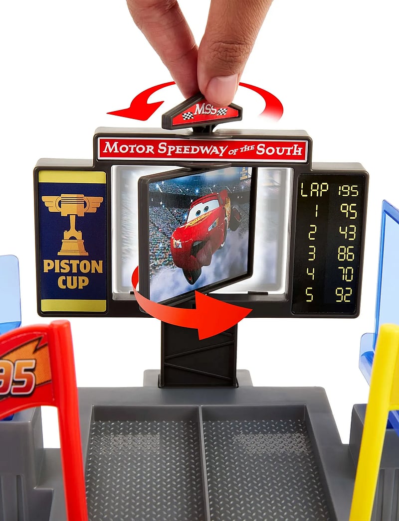 Biler - Cars 1:55 Playsets & Haulers CARS SPRING 2026 KEY DRIVER PLAYSET - legesæt - multicolor - 3