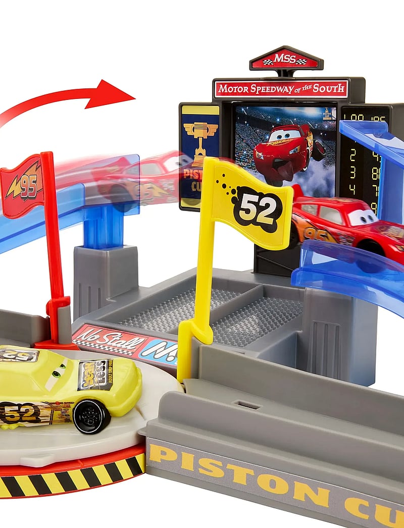Biler - Cars 1:55 Playsets & Haulers CARS SPRING 2026 KEY DRIVER PLAYSET - legesæt - multicolor - 4