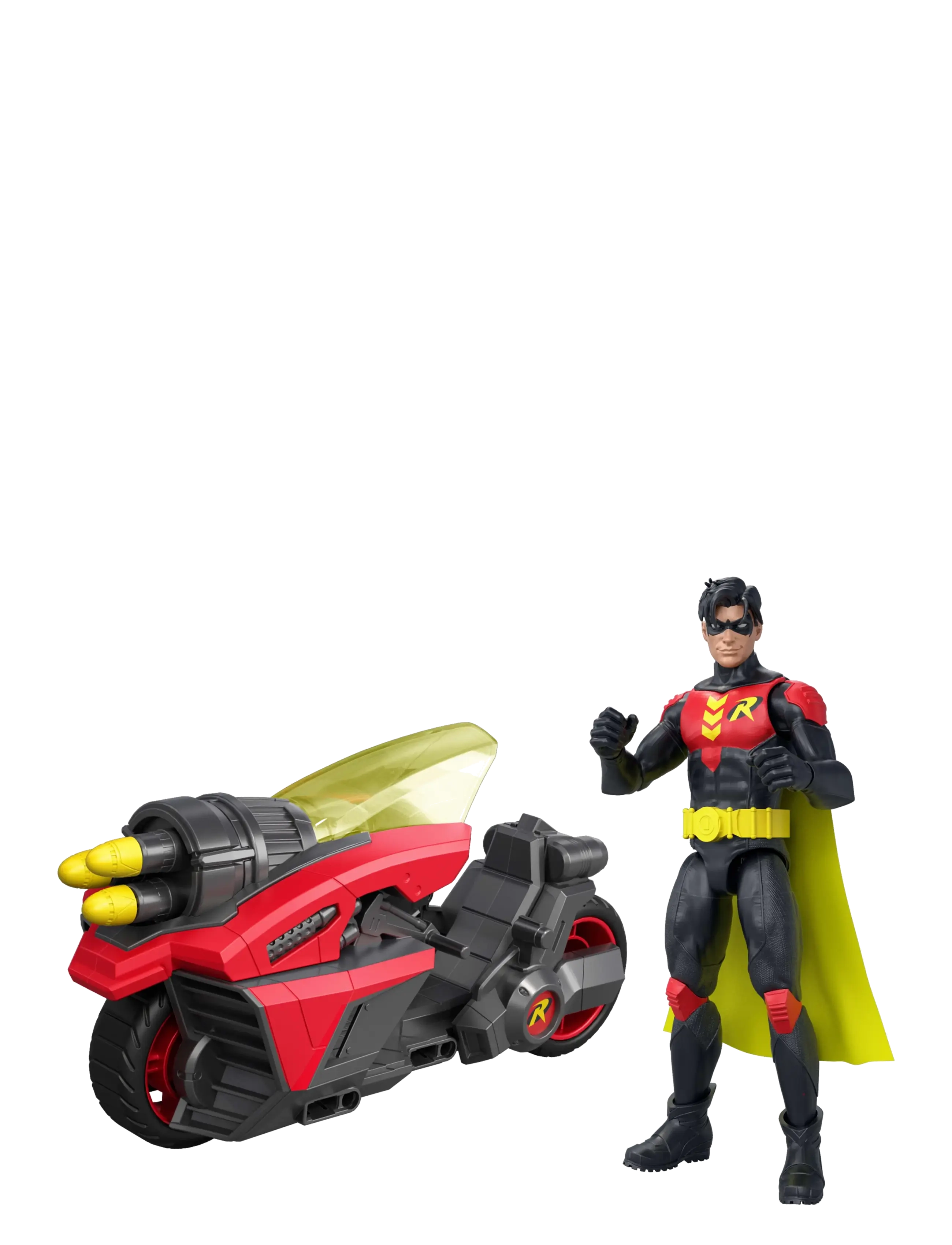 DC Comics DC Comics DC Premier 6.5 Inch Batlink Robin Figure & Motorcycle Vehicle with Projectile Launch - Spielzeug - MULTICOLOR / multi