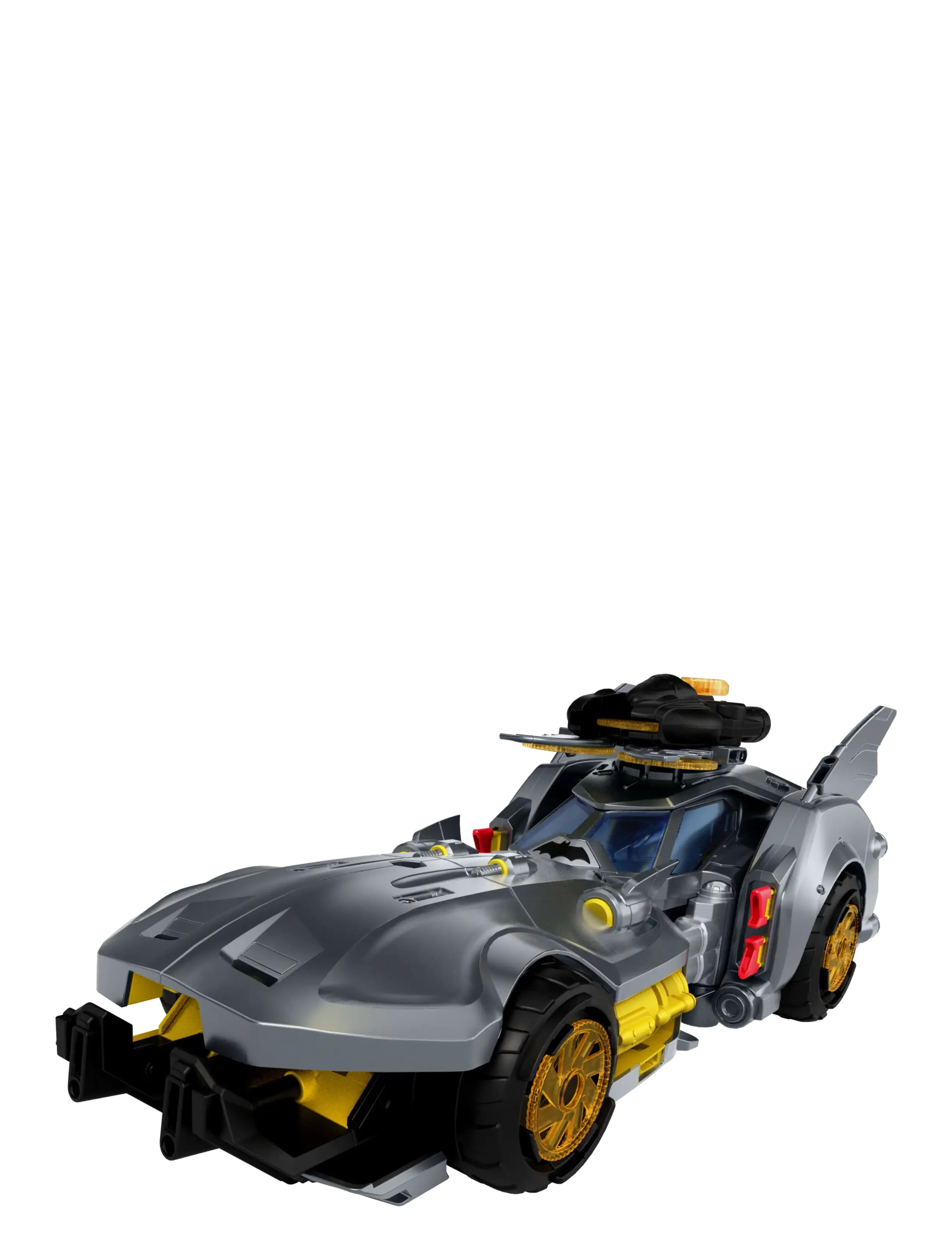 DC Comics Dc Premier Batmobile Vehicle, Batman Signature Crime Fighting Car With Bat-Drone Cannon, Børn, Other Toy Cars, Grå, Str: ONE SIZE
