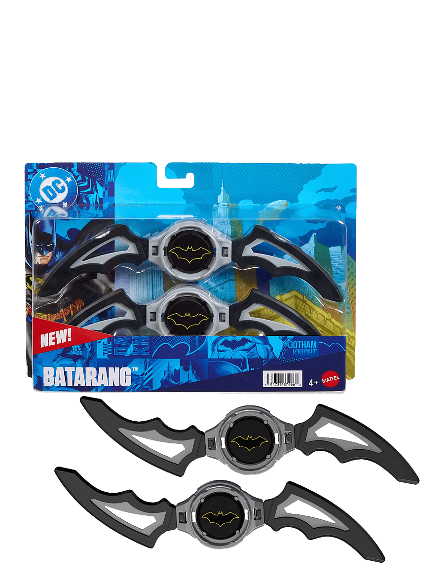 DC Comics - DC Premier Batlink Batarang Role Play Toy, Iconic Batman Boomerang Weapon 8 Inches Wide - multicolor - 0