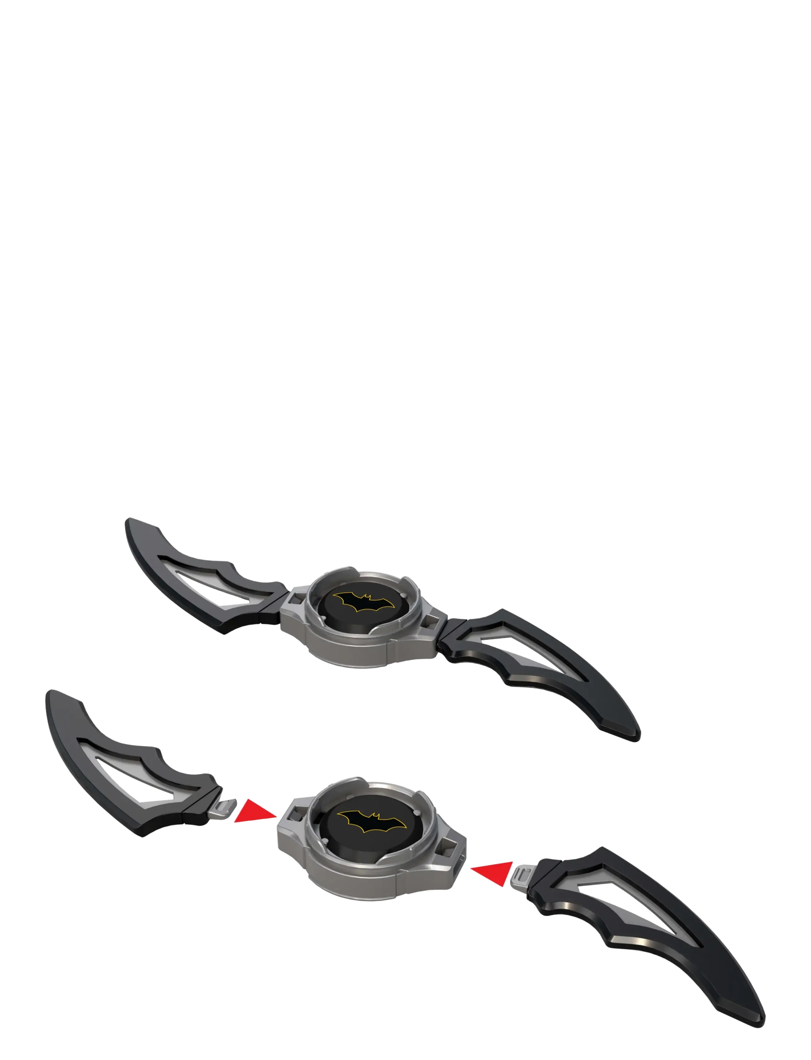 DC Comics - DC Premier Batlink Batarang Role Play Toy, Iconic Batman Boomerang Weapon 8 Inches Wide - multicolor - 1