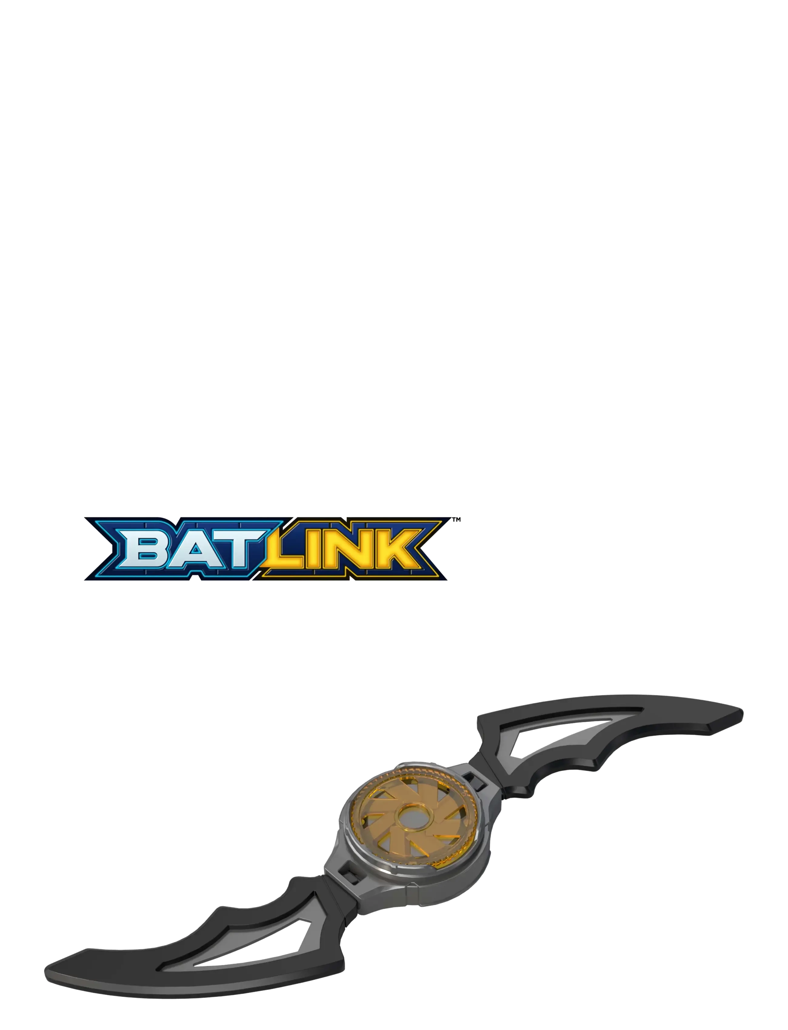 DC Comics - DC Premier Batlink Batarang Role Play Toy, Iconic Batman Boomerang Weapon 8 Inches Wide - multicolor - 3