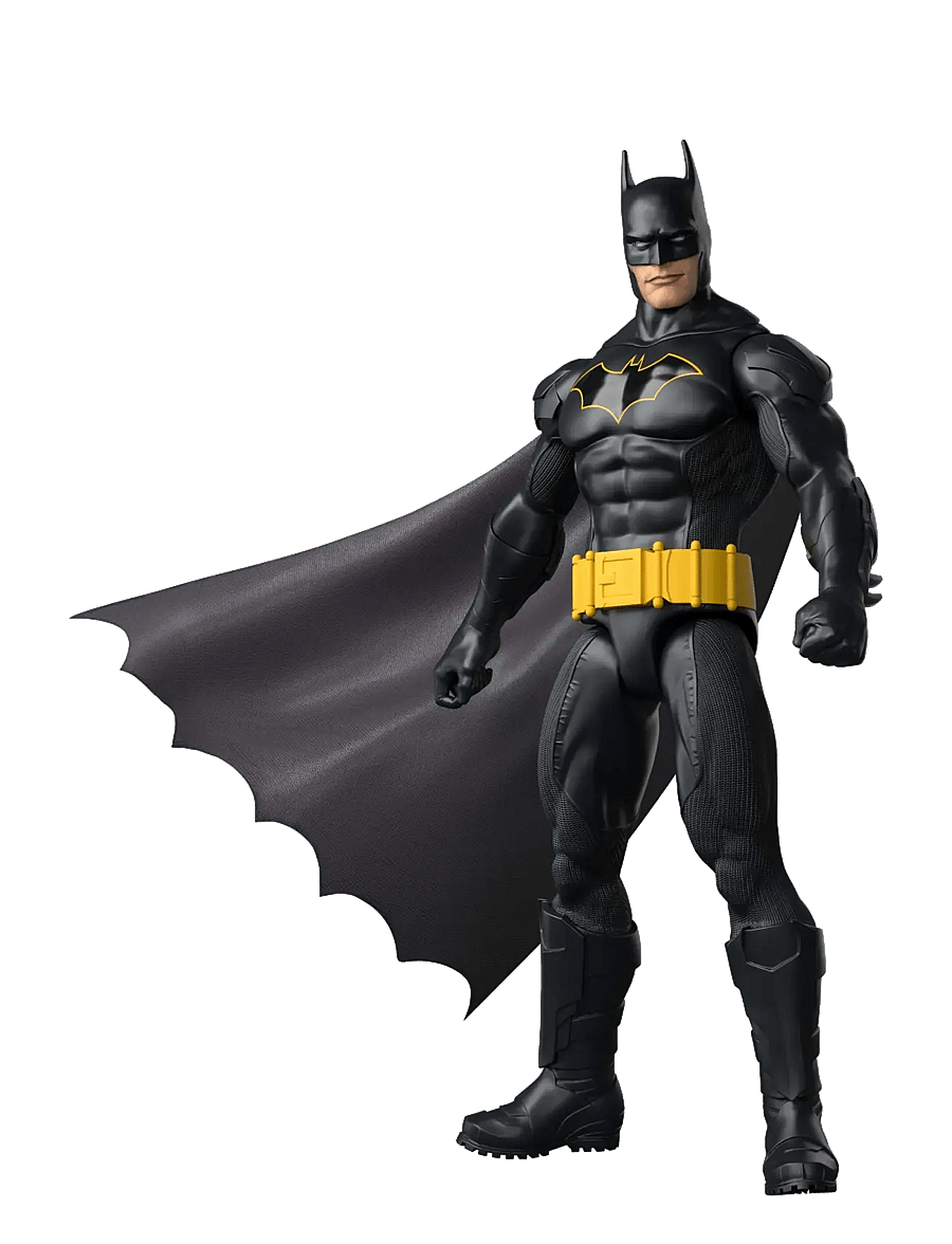 DC Comics - DC Comics DC 12-Inch Batman Action Figure, Black Batsuit, 7 Points of Articulation - film- & märchenfiguren - multicolor - 0