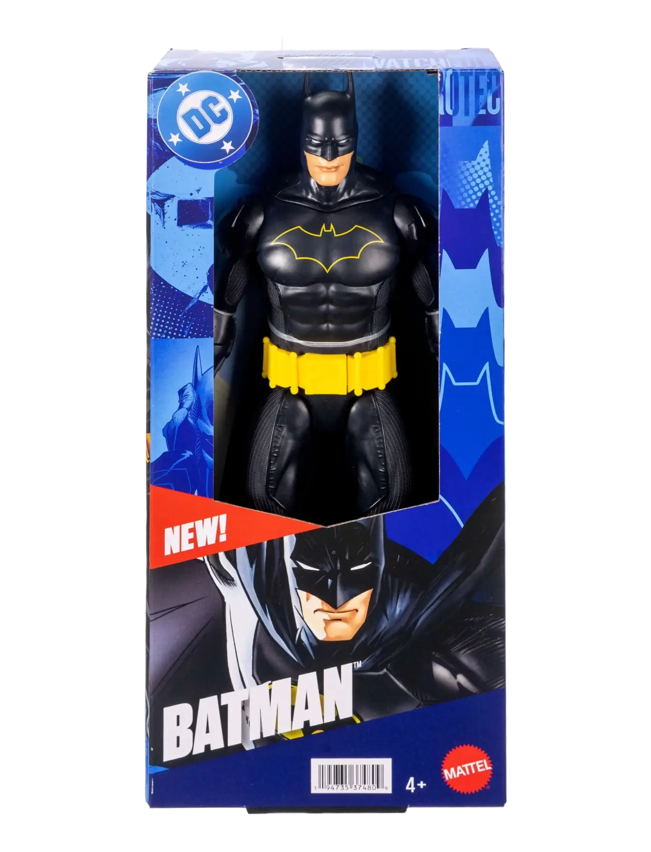 DC Comics - DC Comics DC 12-Inch Batman Action Figure, Black Batsuit, 7 Points of Articulation - film- & märchenfiguren - multicolor - 1