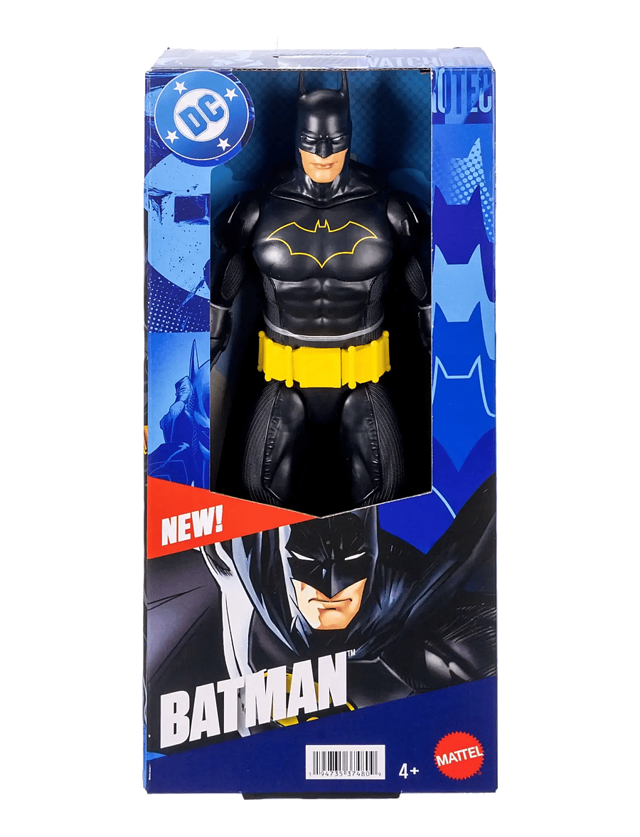 DC Comics - DC Comics DC 12-Inch Batman Action Figure, Black Batsuit, 7 Points of Articulation - film- & märchenfiguren - multicolor - 1