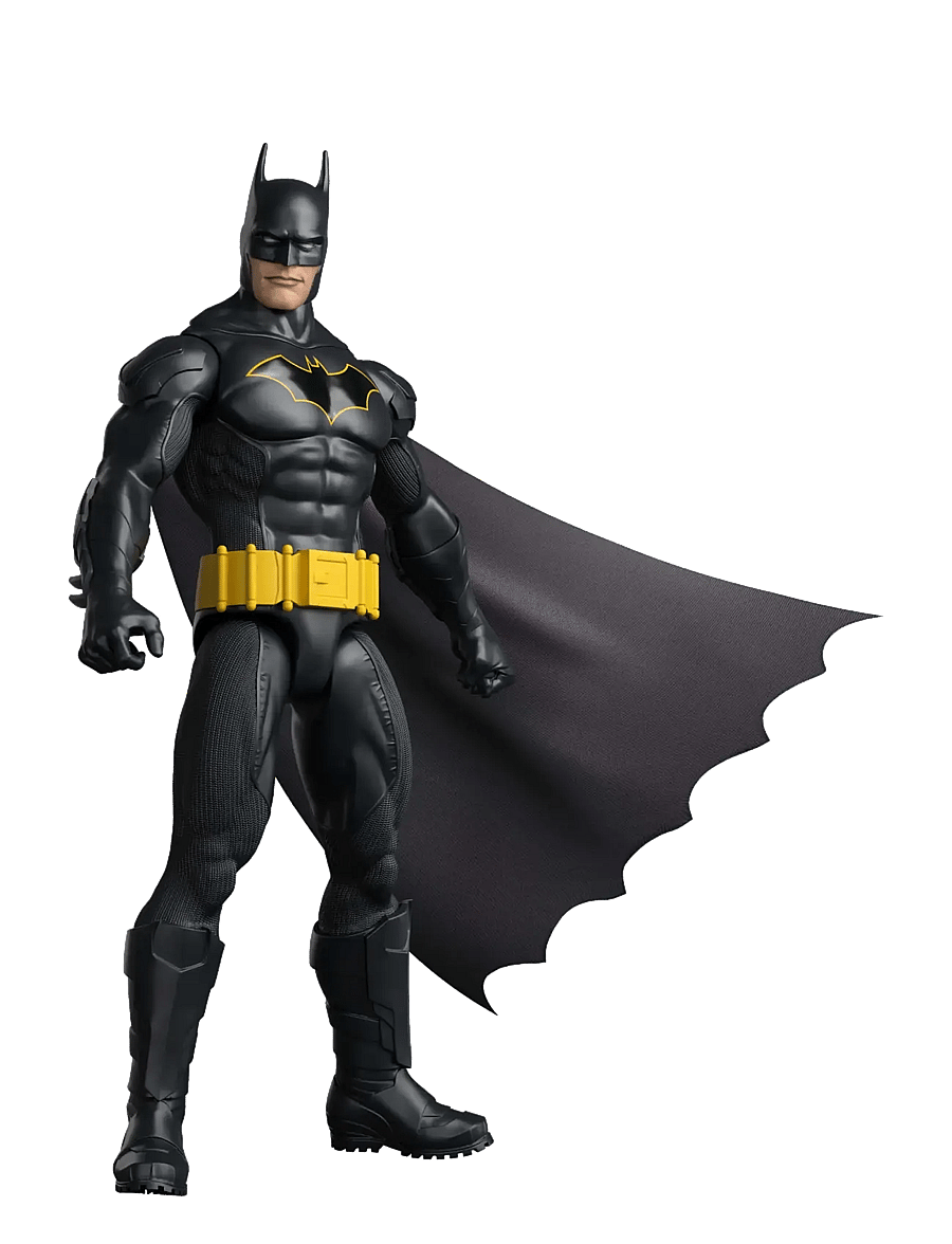 DC Comics - DC Comics DC 12-Inch Batman Action Figure, Black Batsuit, 7 Points of Articulation - film- & märchenfiguren - multicolor - 4