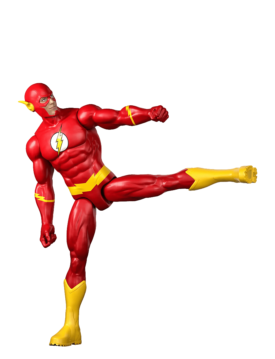 DC Comics - DC Comics DC 12 Inch The Flash Action Figure, Classic Super Suit, 7 Points of Articulation - action-figuren - multicolor - 2