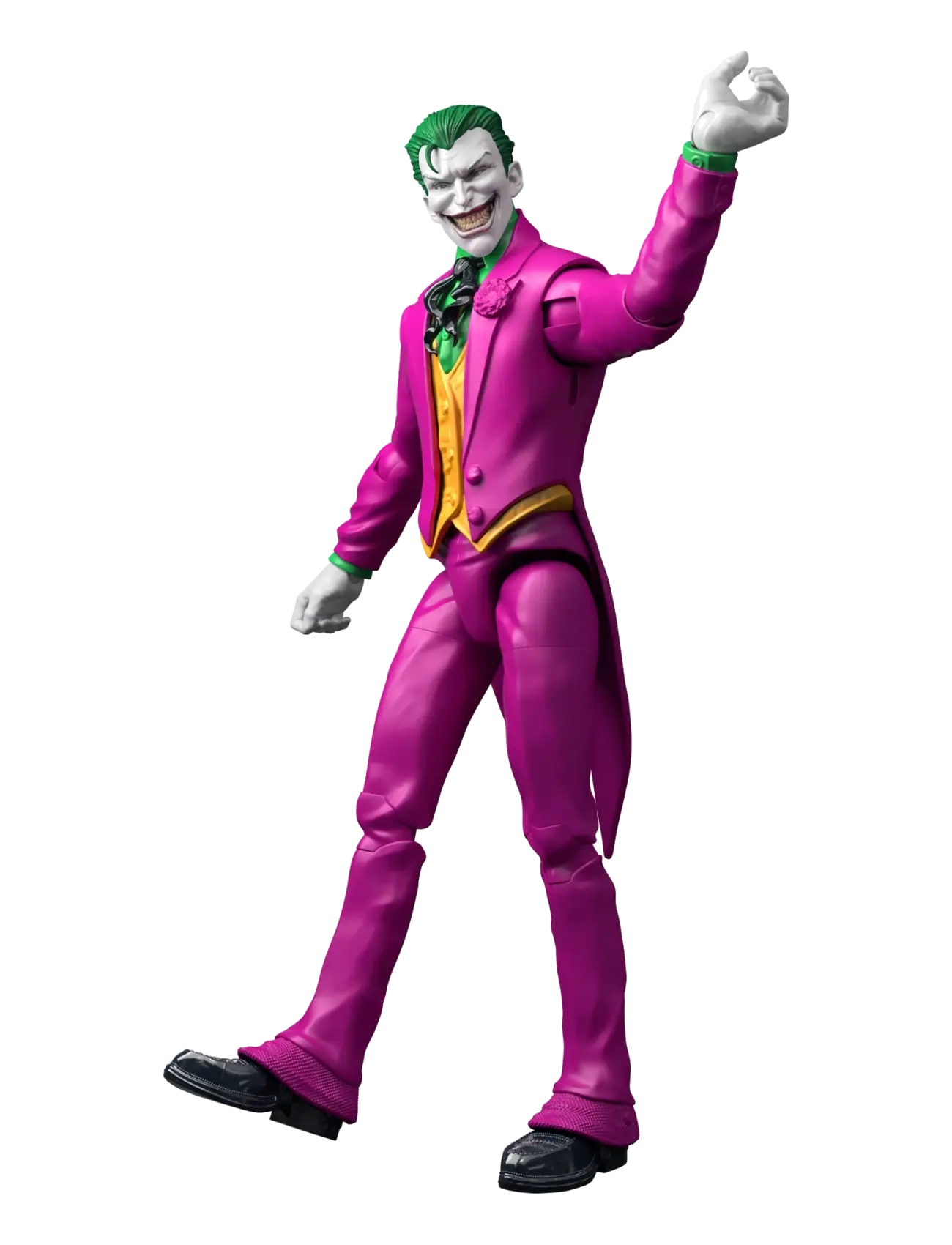 DC Comics - DC Premier 6.5 Inch The Joker Action Figure Series 1, 22 Articulations, Chatter Teeth Weapon - multicolor - 4