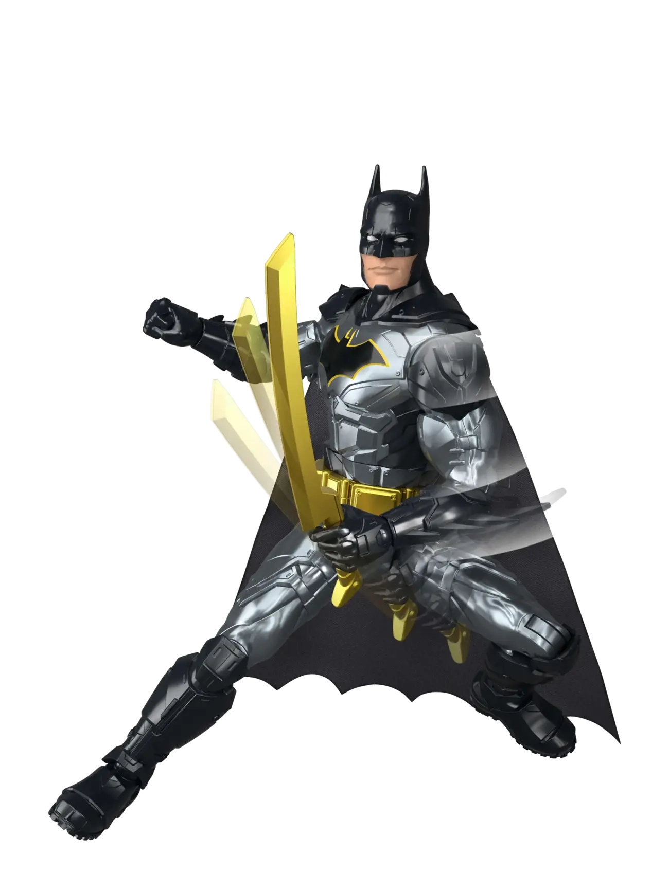 DC Comics - DC Comics DC Crime Crusher Batman Action Figure, 25 Plus Phrases & Sounds, Articulation, 4 Weapons - multicolor - 1