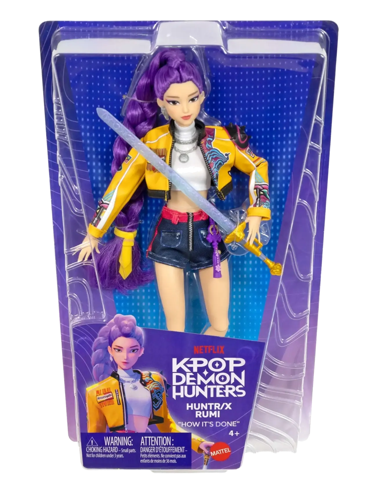 Demon Hunters - KPop Demon Hunters HUNTR/X Rumi Fashion Doll in Removable Look with Themed Movie Accessories - action-figuren - multicolor - 2