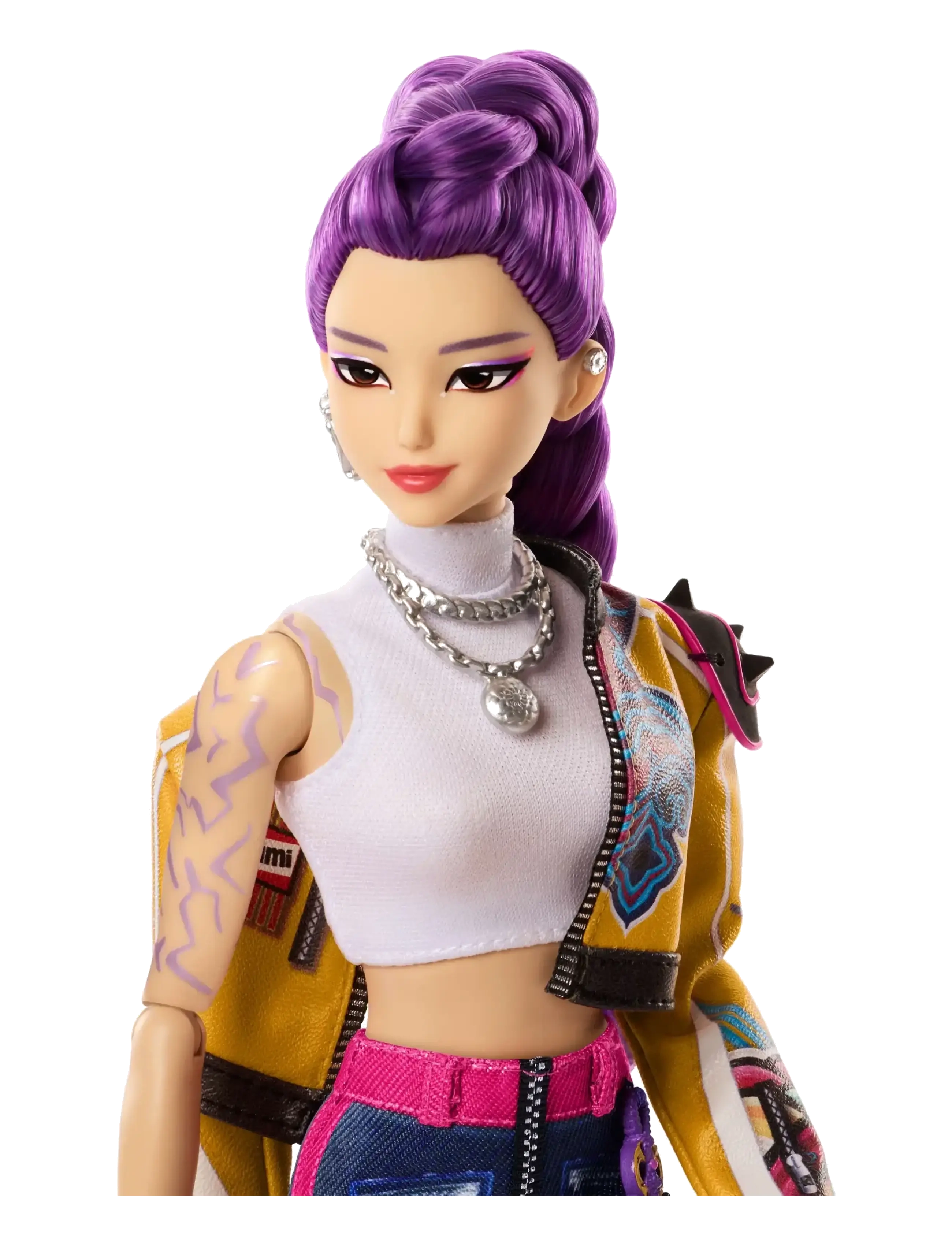 Demon Hunters - KPop Demon Hunters HUNTR/X Rumi Fashion Doll in Removable Look with Themed Movie Accessories - action-figuren - multicolor - 3