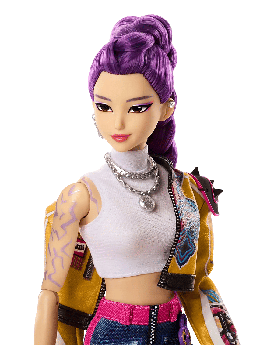 Demon Hunters - KPop Demon Hunters HUNTR/X Rumi Fashion Doll in Removable Look with Themed Movie Accessories - action-figuren - multicolor - 3