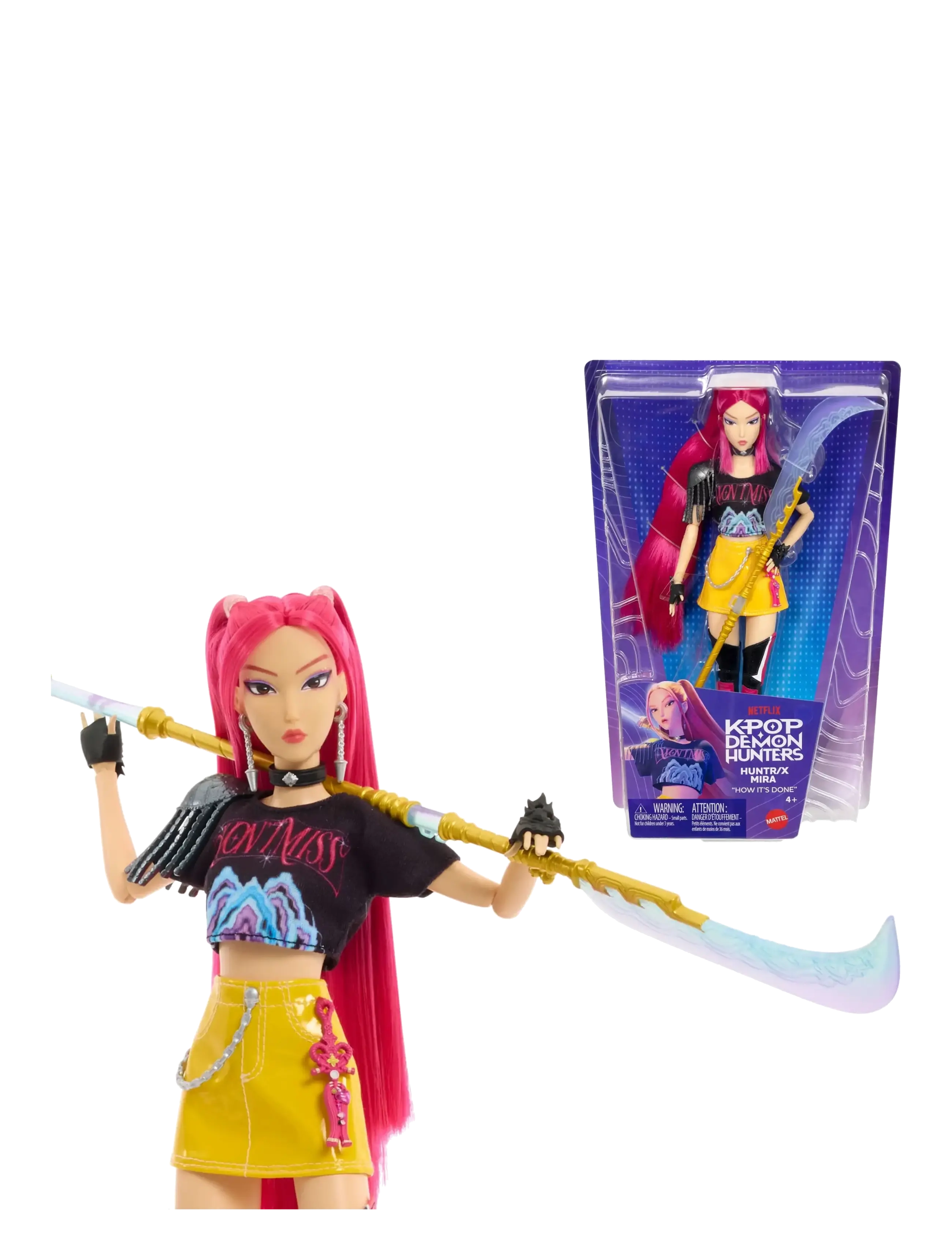 Demon Hunters KPop Demon Hunters HUNTR/X Mira Fashion Doll in Removable Look with Themed Movie Accessories - Dolls & Accessories - MULTICOLOR / multi
