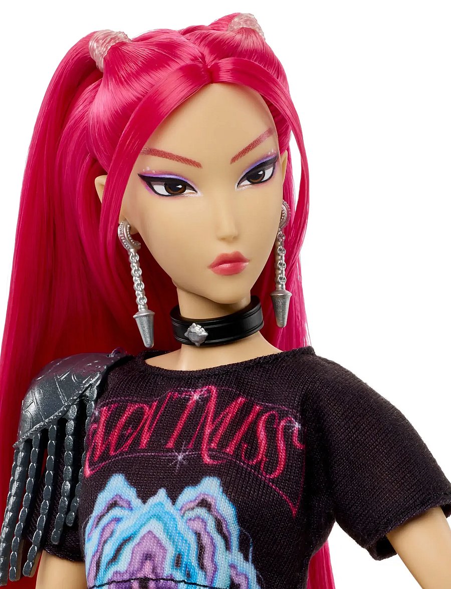 Demon Hunters - KPop Demon Hunters HUNTR/X Mira Fashion Doll in Removable Look with Themed Movie Accessories - multicolor - 4