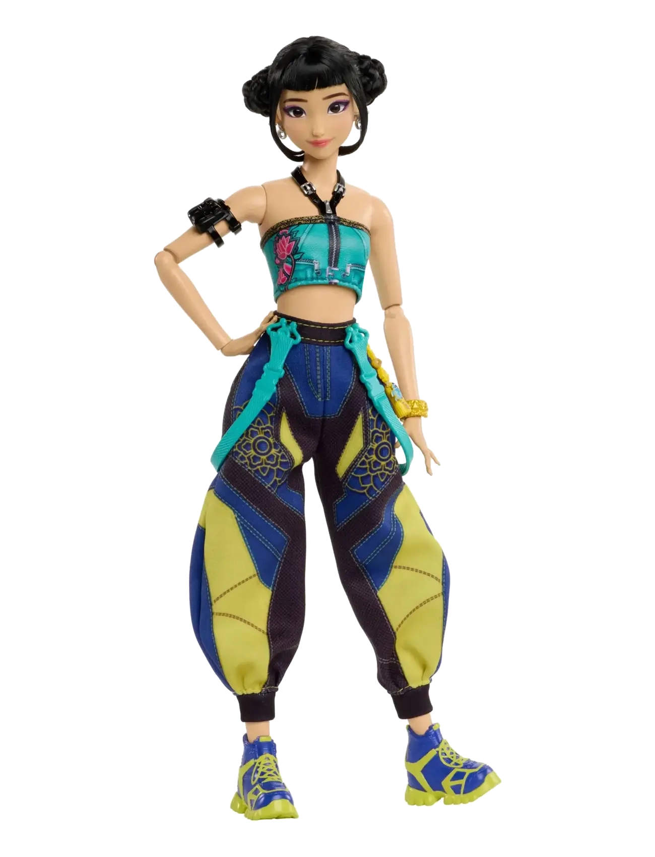 Demon Hunters Kpop Demon Hunters Huntr/X Zoey Fashion Doll In Removable Look With Themed Movie Accessories, Børn, Action Figures, Multi/mønstret, Str:
