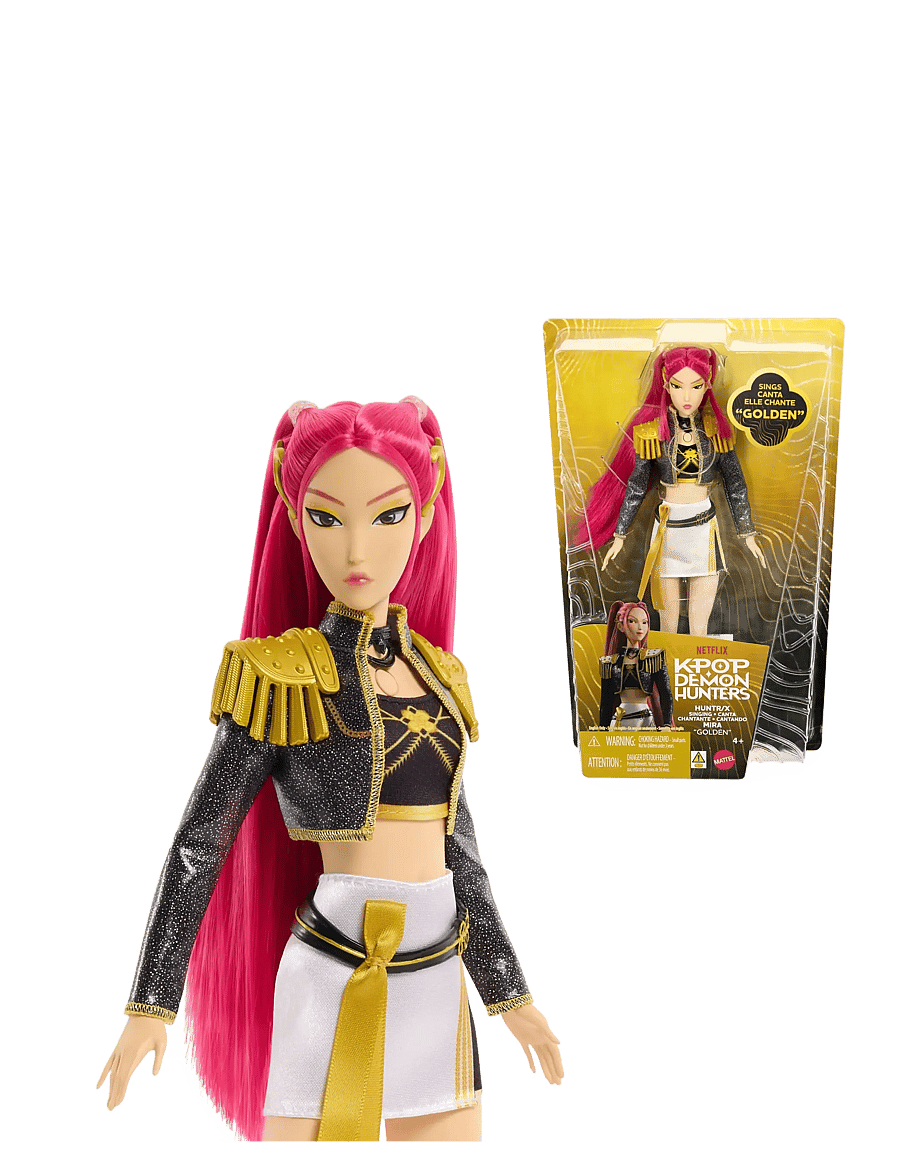 Demon Hunters - KPOP DEMON HUNTERS HUNTR/X: MIRA “GOLDEN" SINGING DOLL - action-figuren - multicolor - 0