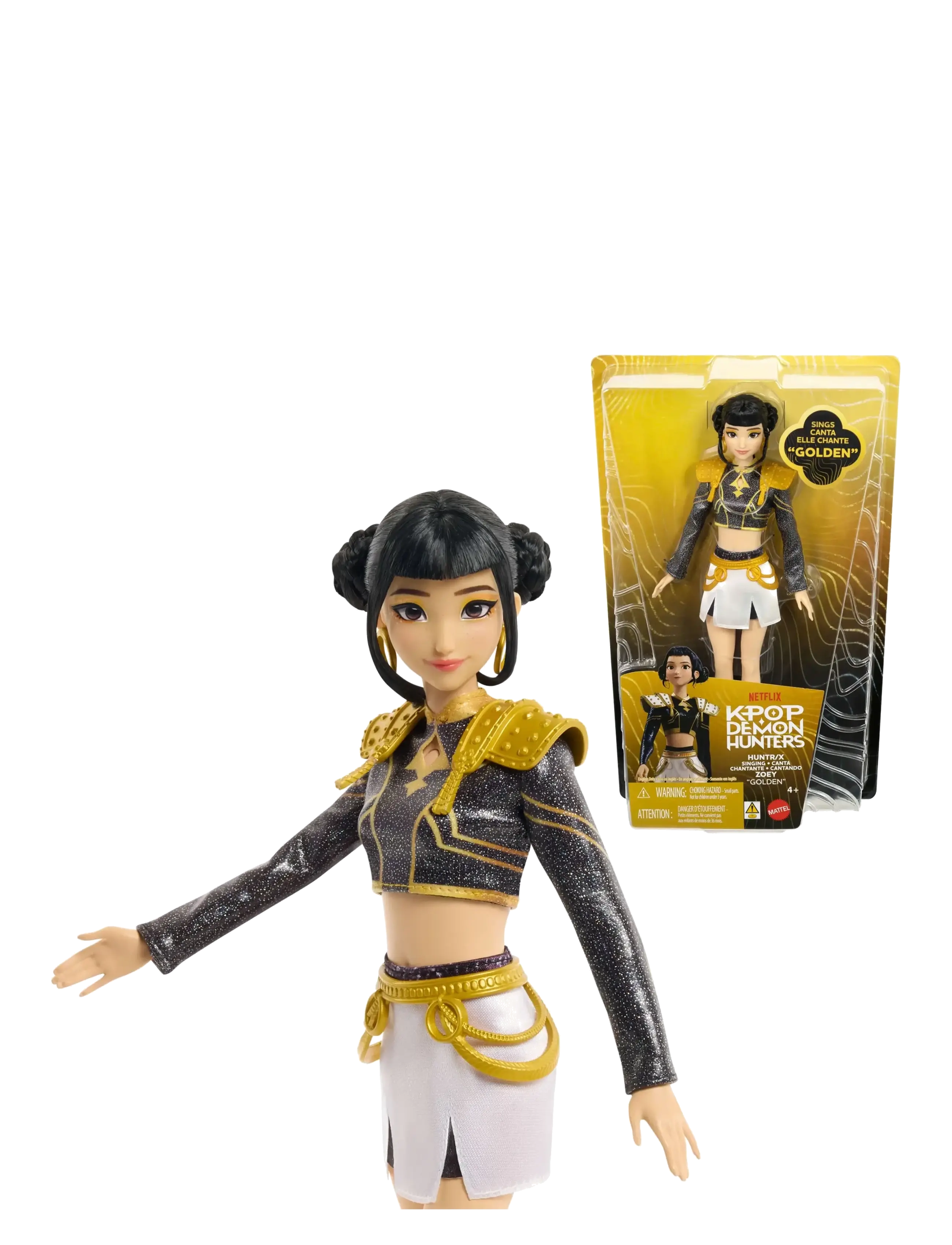 Demon Hunters - KPOP DEMON HUNTERS HUNTR/X: ZOEY “GOLDEN" SINGING DOLL - multicolor - 1