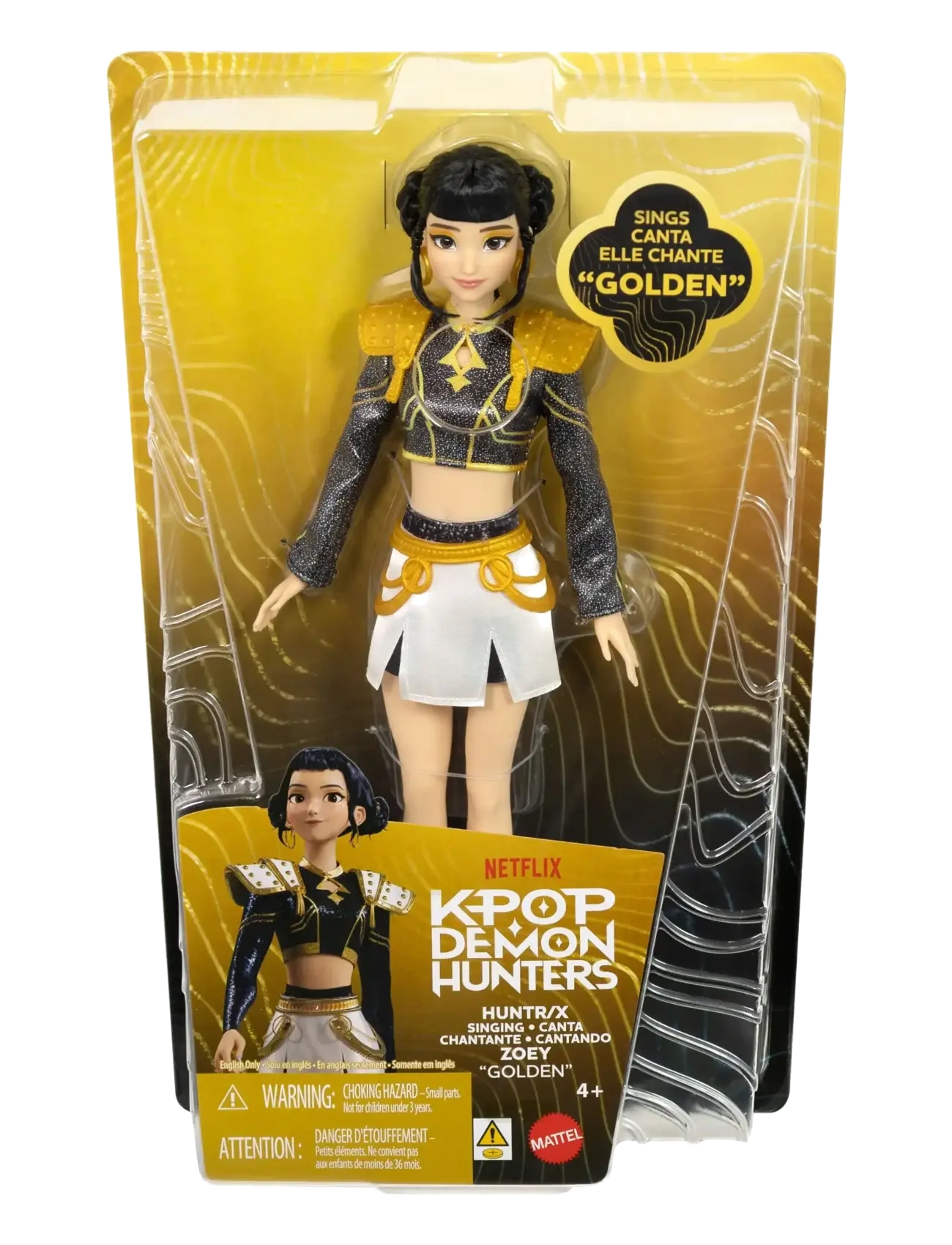 Demon Hunters - KPOP DEMON HUNTERS HUNTR/X: ZOEY “GOLDEN" SINGING DOLL - multicolor - 2