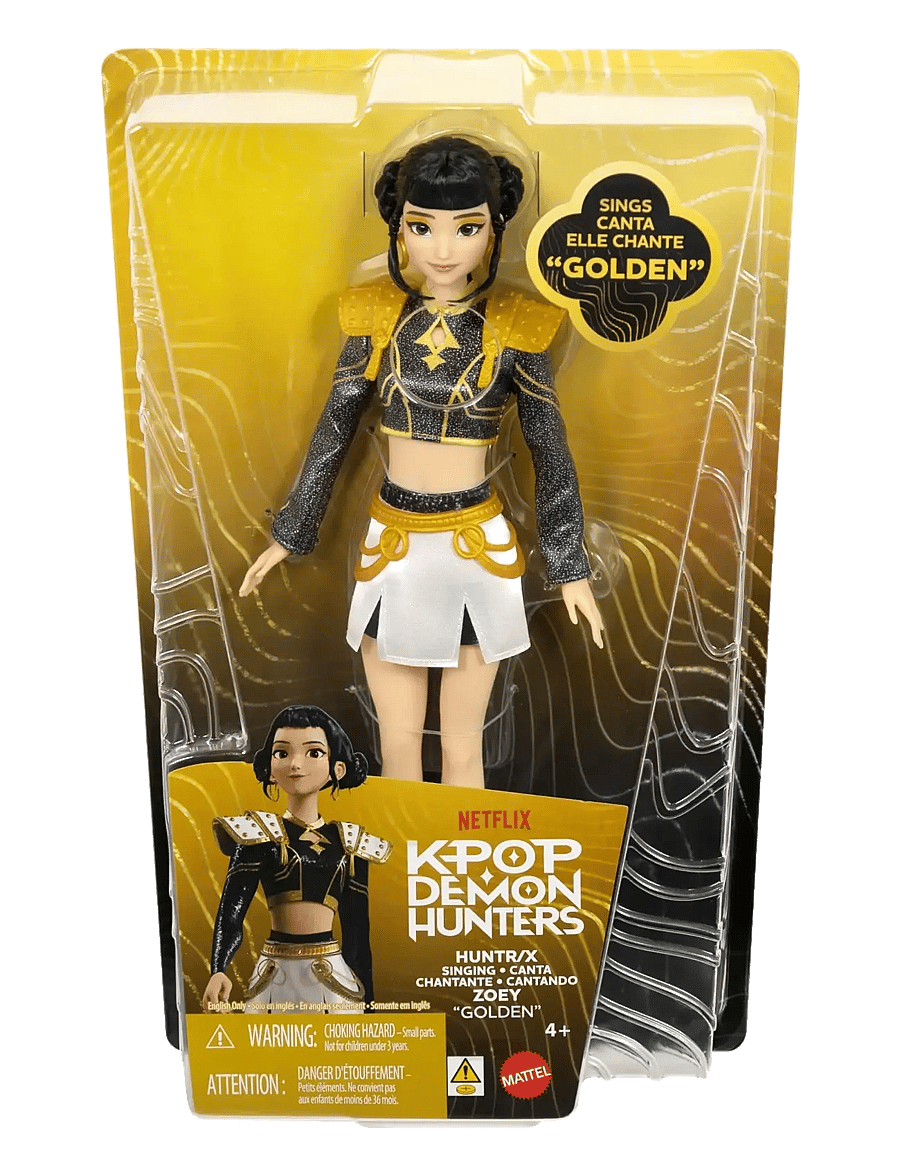 Demon Hunters - KPOP DEMON HUNTERS HUNTR/X: ZOEY “GOLDEN" SINGING DOLL - multicolor - 2