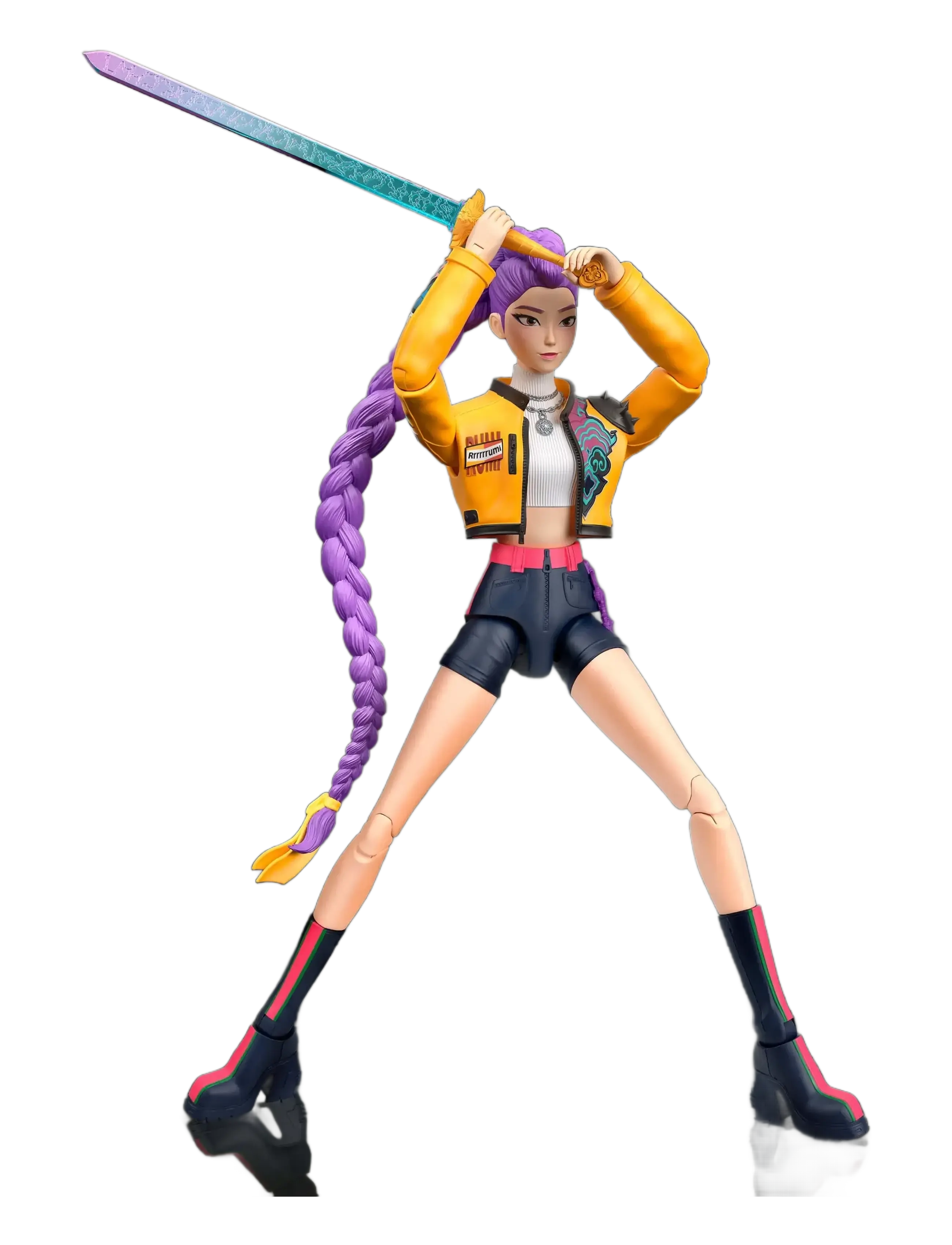 Demon Hunters Kpop Demon Hunters Huntr/X Rumi “How It's Done" Action Figure, Børn, Action Figures, Multi/mønstret, Str: ONE SIZE