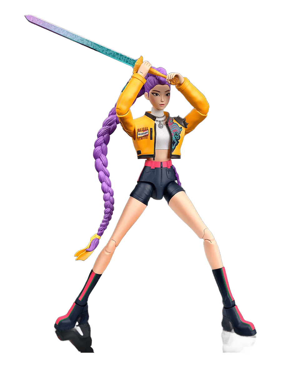 Demon Hunters - KPop Demon Hunters HUNTR/X Rumi “How It's Done" Action Figure - action-figuren - multicolor - 1