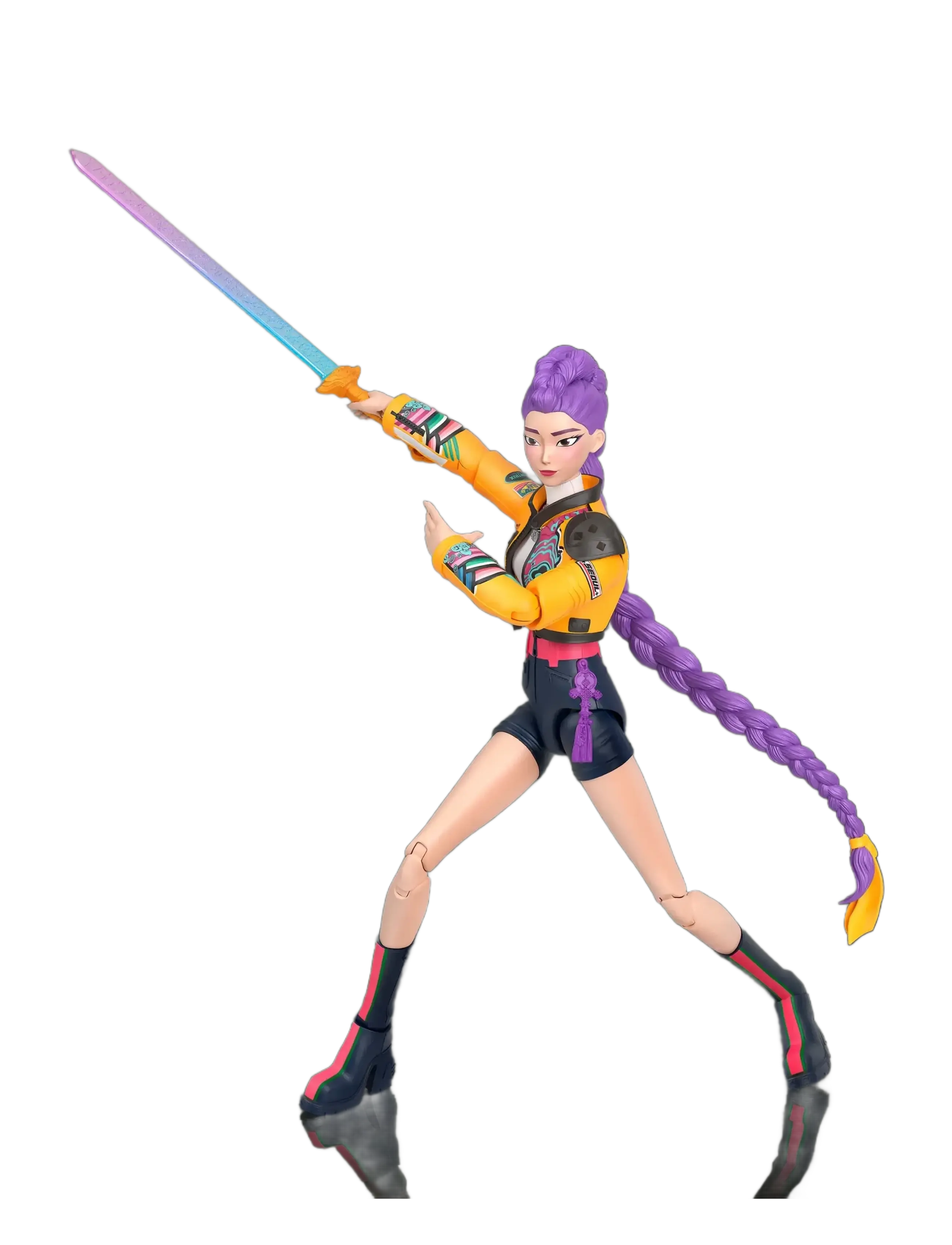Demon Hunters - KPop Demon Hunters HUNTR/X Rumi “How It's Done" Action Figure - action-figuren - multicolor - 4