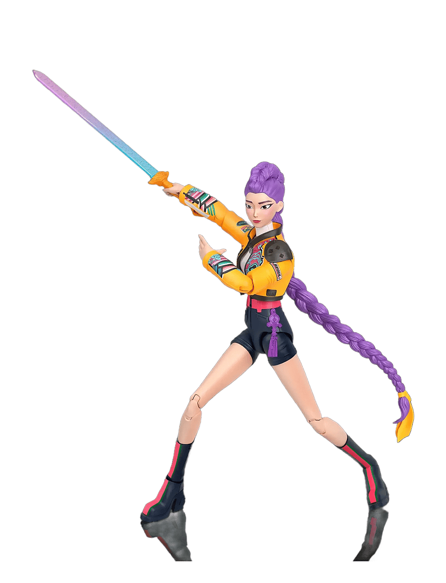 Demon Hunters - KPop Demon Hunters HUNTR/X Rumi “How It's Done" Action Figure - action-figuren - multicolor - 4