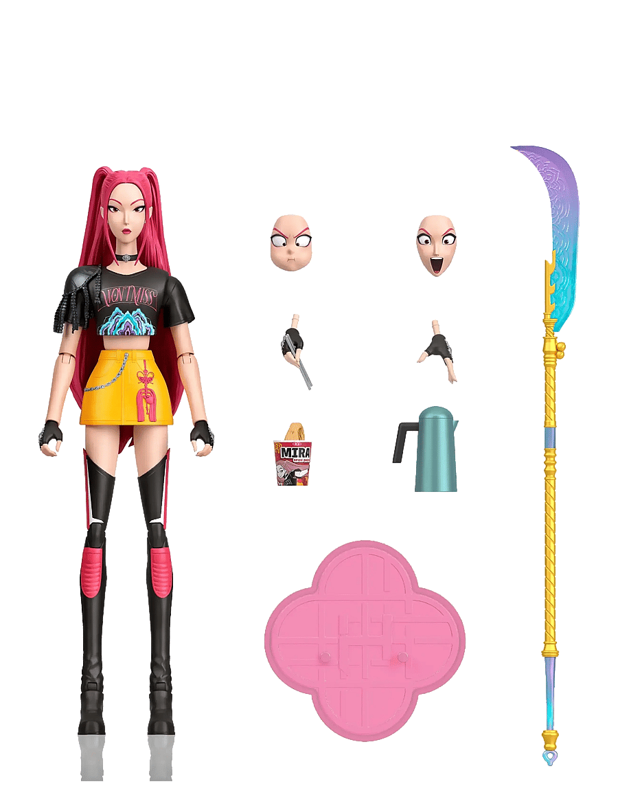 Demon Hunters - KPop Demon Hunters HUNTR/X Mira “How It's Done" Action Figure - action-figuren - multicolor - 2
