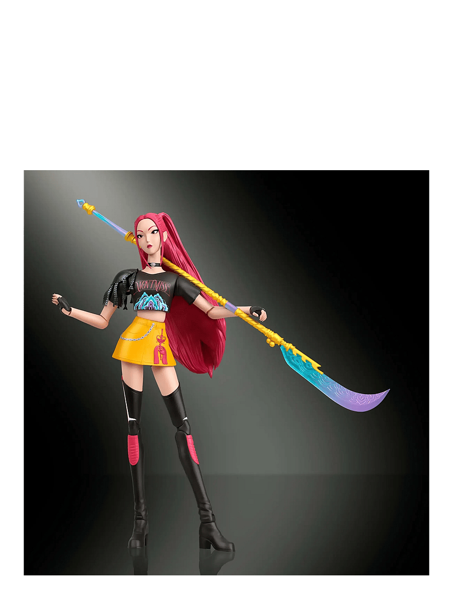 Demon Hunters - KPop Demon Hunters HUNTR/X Mira “How It's Done" Action Figure - action-figuren - multicolor - 4