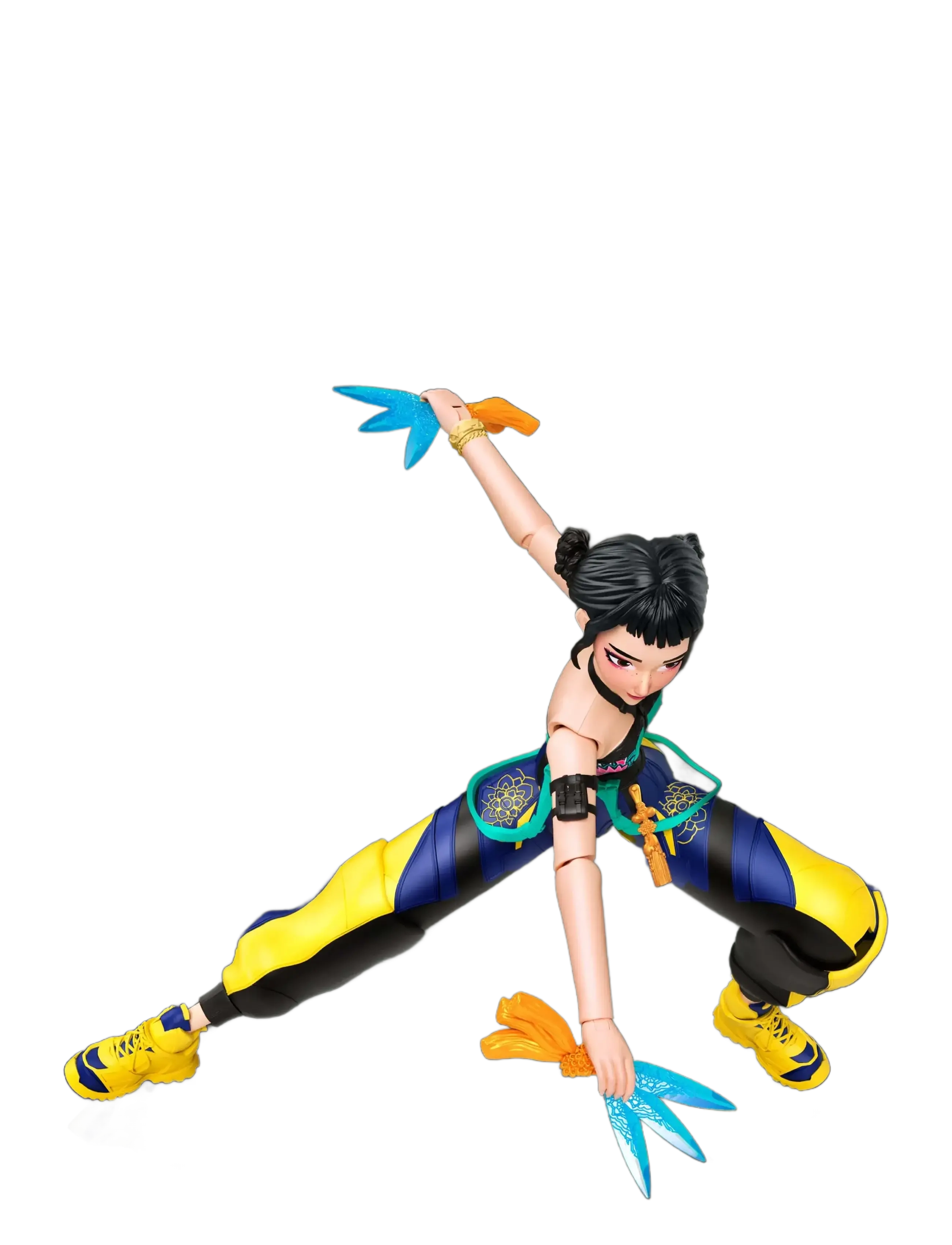 Demon Hunters - KPop Demon Hunters HUNTR/X Zoey 5.6-inch Action Figure with Accessories & Swappable Faces - multicolor - 3