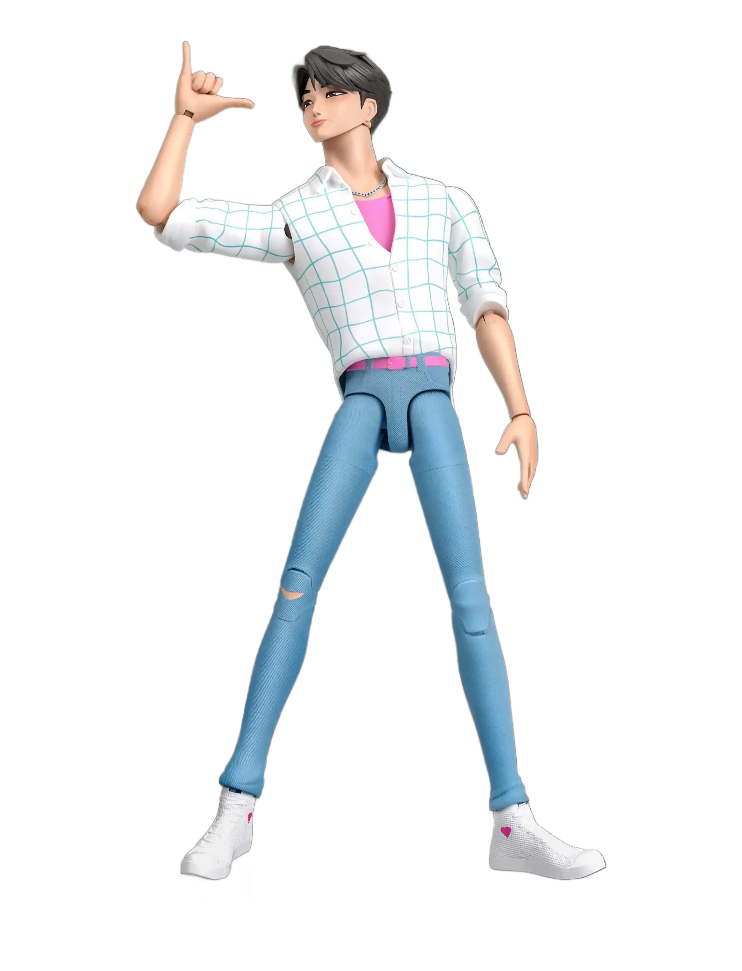 Demon Hunters - KPop Demon Hunters Saja Boys Jinu “Soda Pop" Action Figure - action-figuren - multicolor - 4
