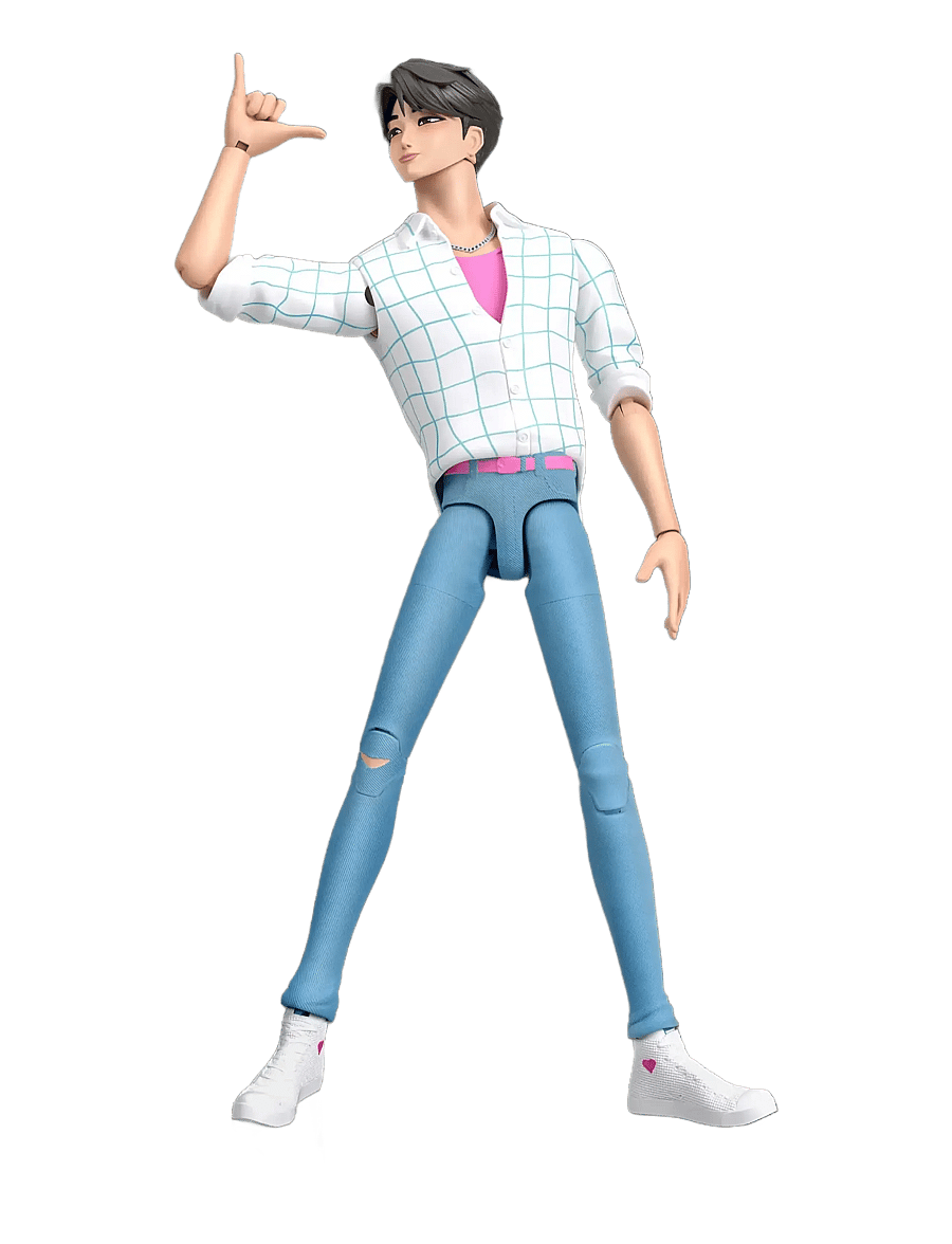Demon Hunters - KPop Demon Hunters Saja Boys Jinu “Soda Pop" Action Figure - action-figuren - multicolor - 4