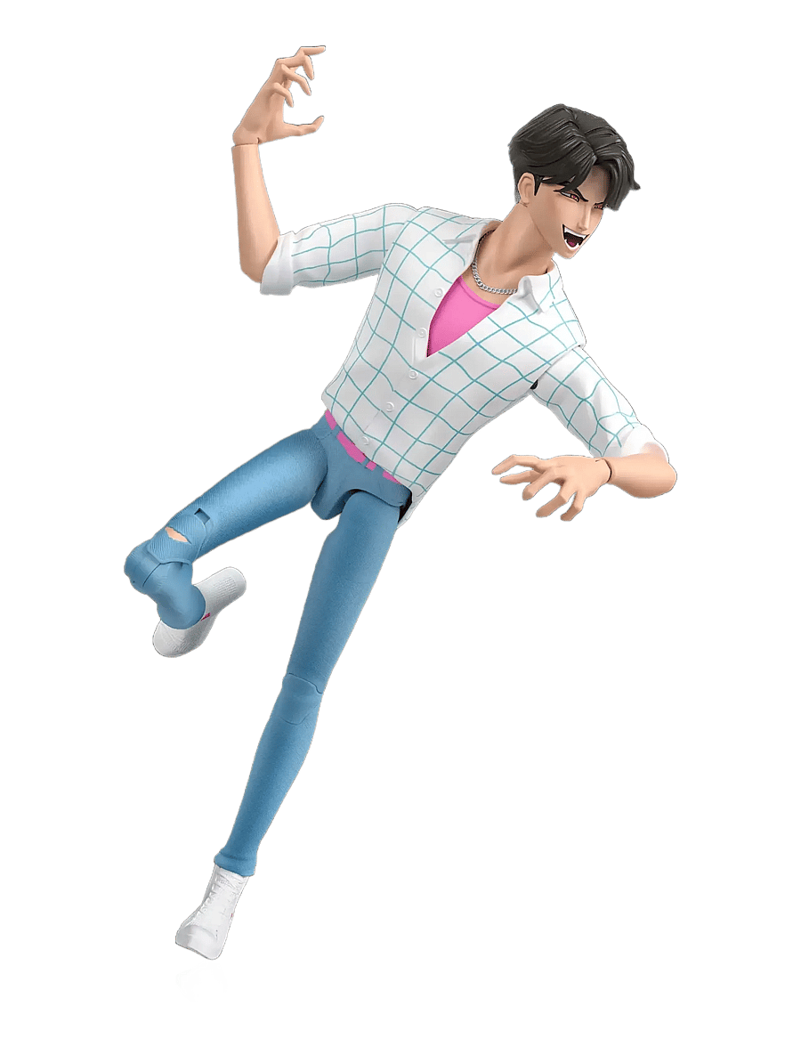 Demon Hunters - KPop Demon Hunters Saja Boys Jinu “Soda Pop" Action Figure - action-figuren - multicolor - 5