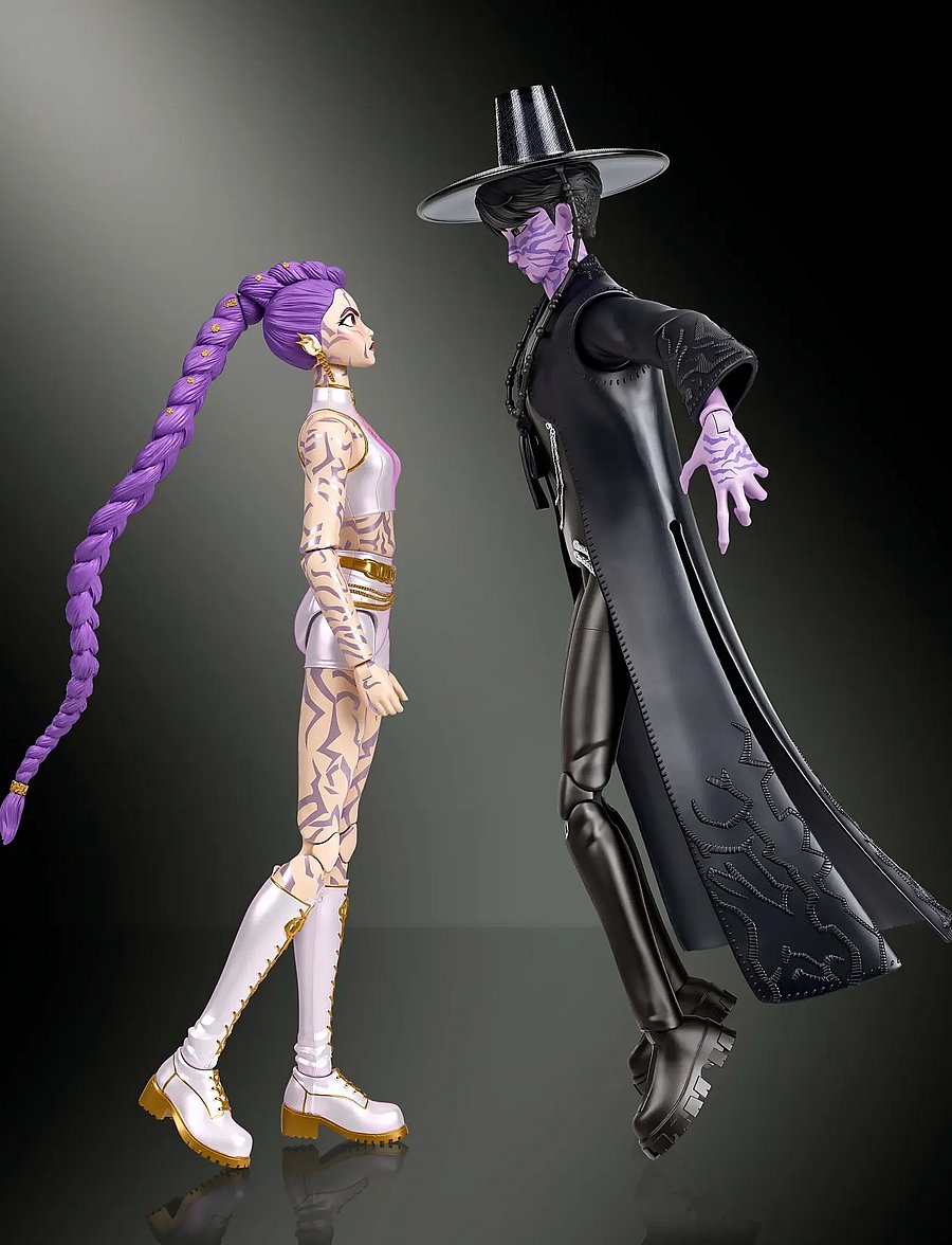 Demon Hunters - Kpop Demon Hunters Rumi & Jinu: Final Battle Action Figure 2-pack - action-figuren - multicolor - 0