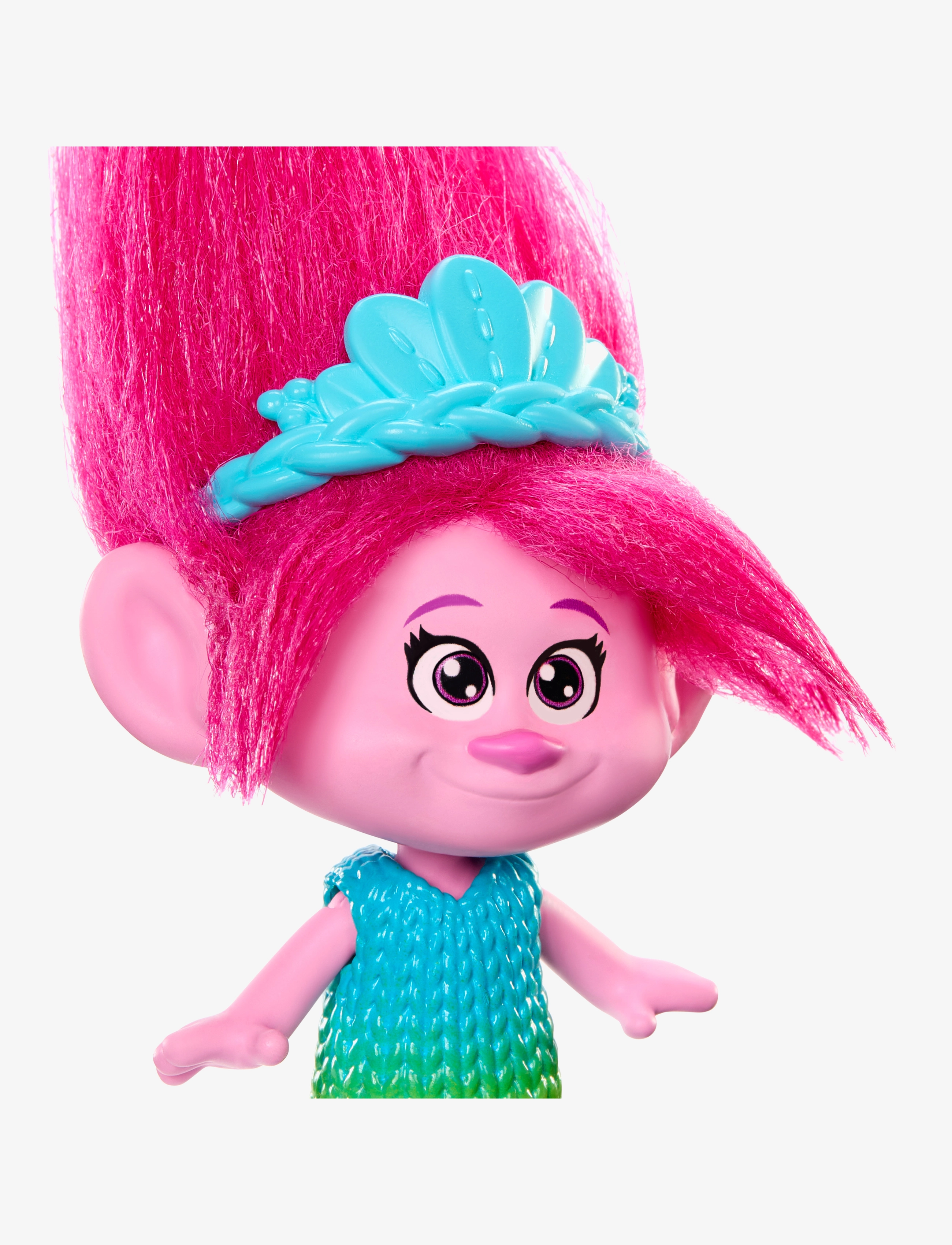 Mattel Disney Trolls - Trolls 3 Band Together Queen Poppy Small Doll - multi color - 1