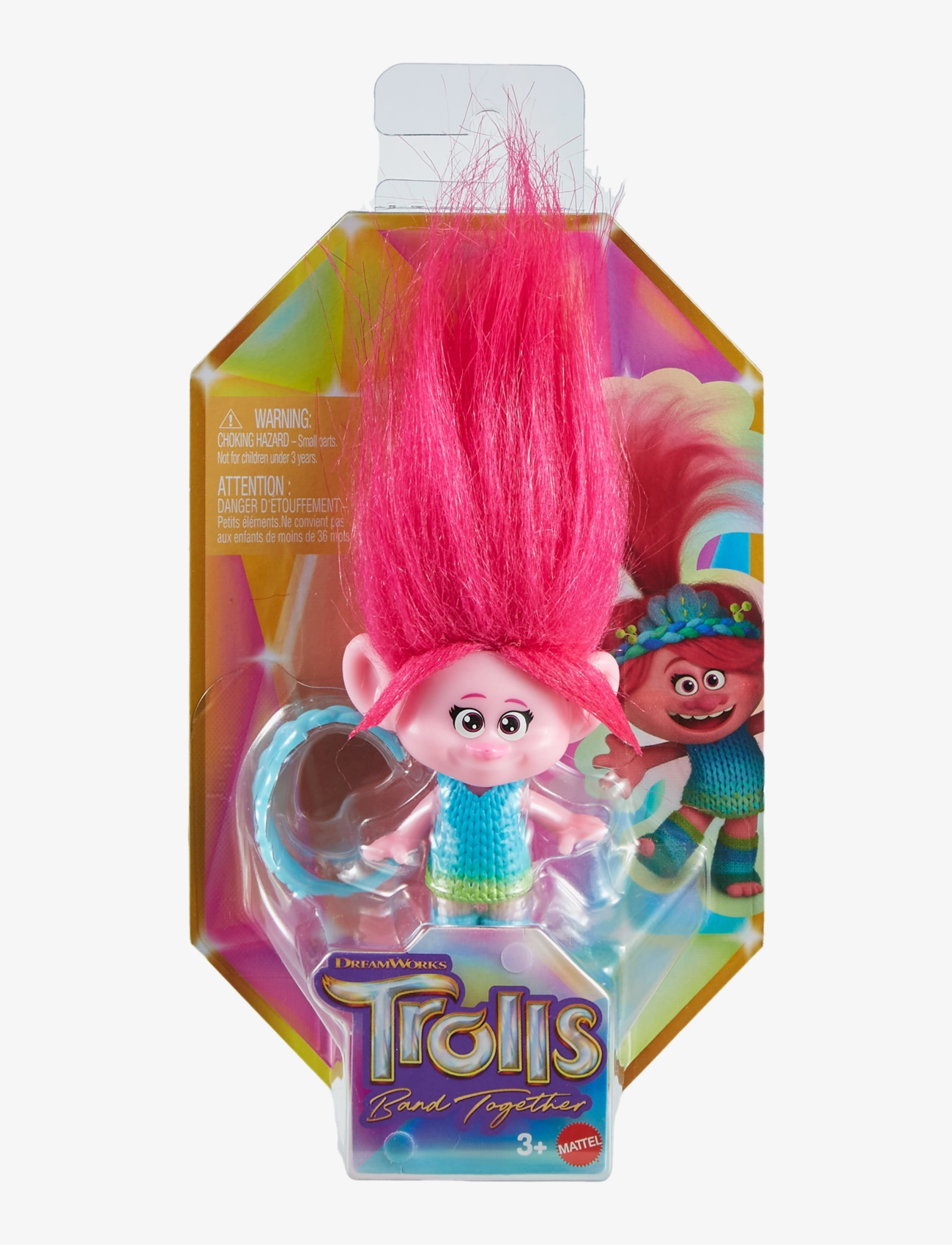 Mattel Disney Trolls - Trolls 3 Band Together Queen Poppy Small Doll - multi color - 4
