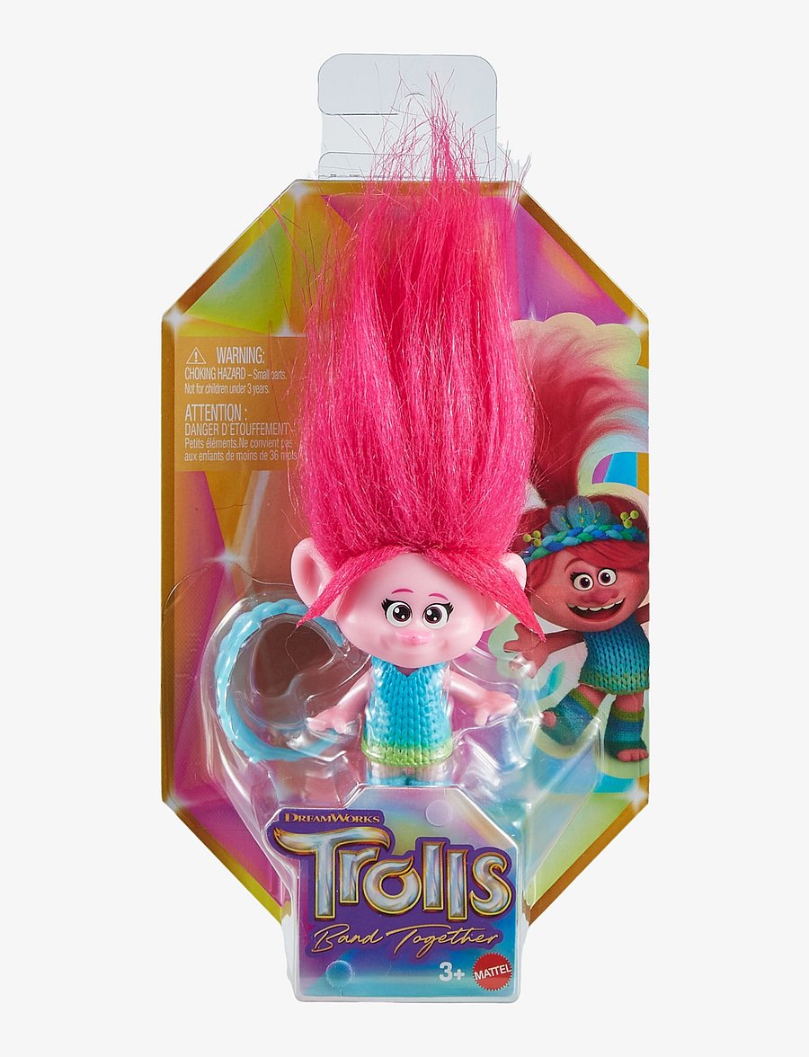 Mattel Disney Trolls - Trolls 3 Band Together Queen Poppy Small Doll - multi color - 4