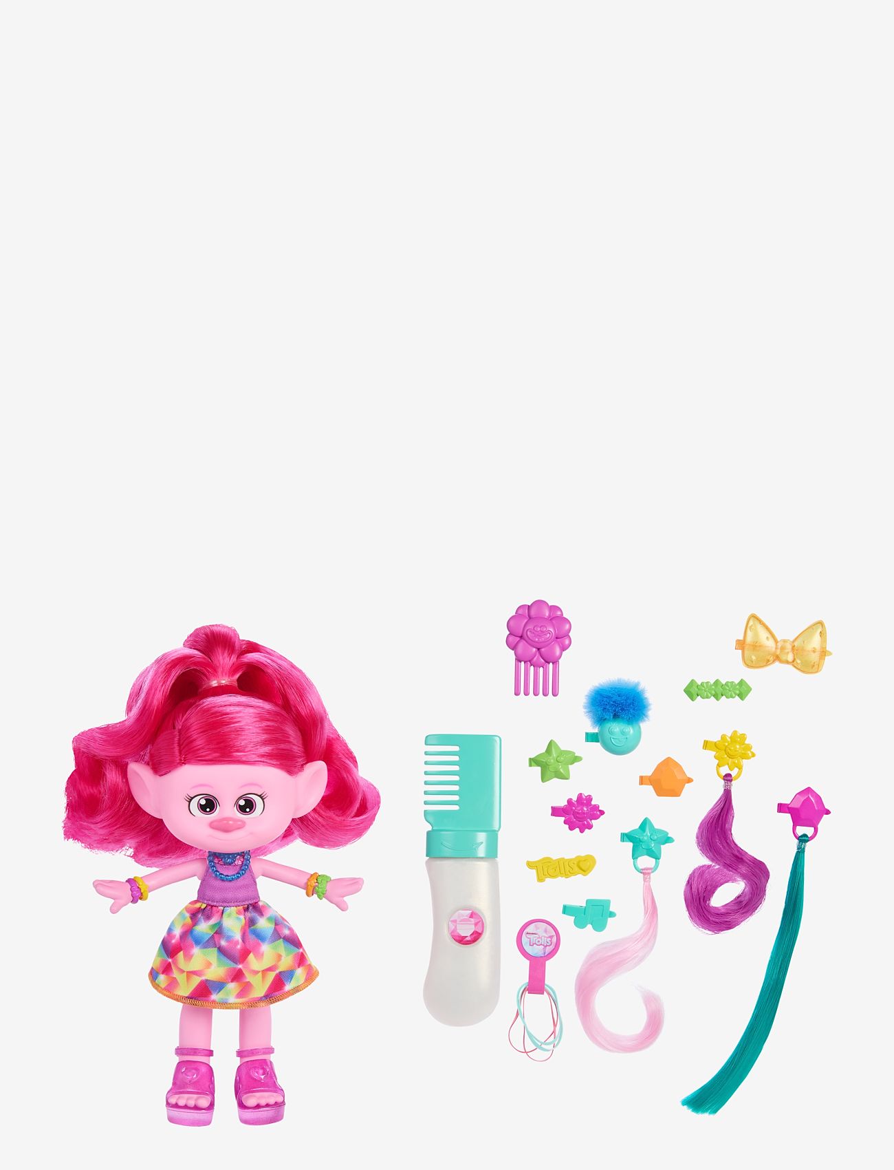 Trolls - Trolls 3 Band Together HAIR-TASTIC Queen Poppy - film- & eventyrsfigurer - multi color - 1